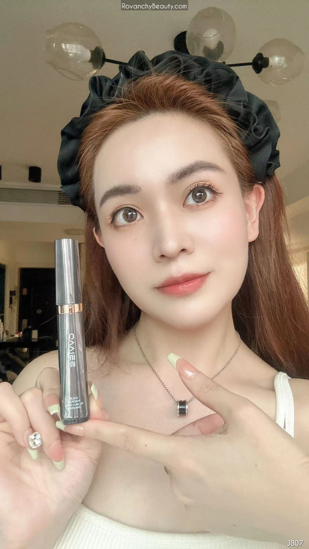 Mascara QAAJEE J807 - Làm Dài Và Cong Mi, Chống Trôi, Bền Màu Suốt 24H_thumbnail_23