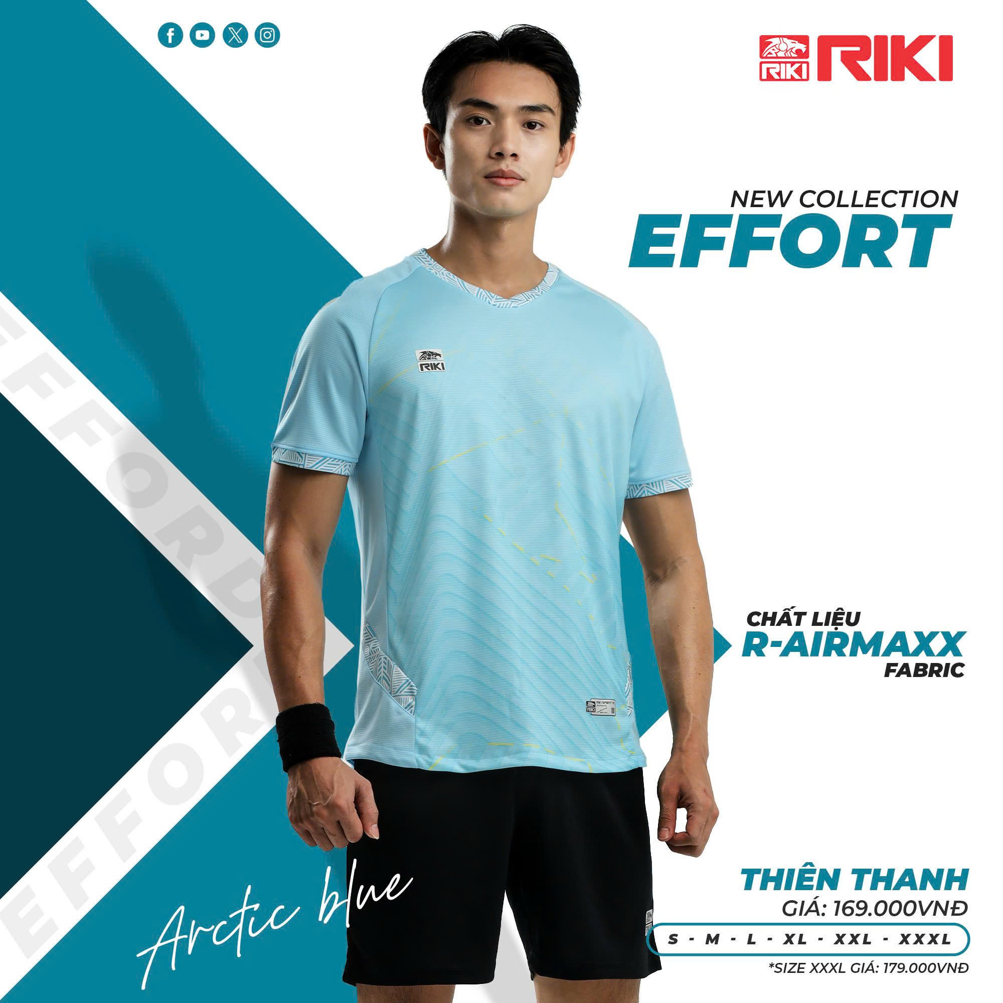 Bộ bóng đá không logo Riki Effort (CHỈ NHẬN ĐẶT TỪ 6 BỘ)