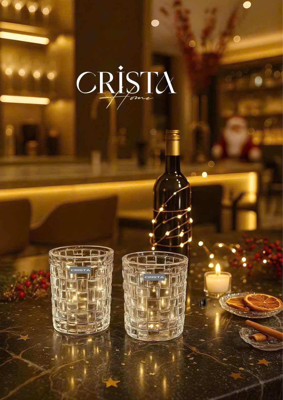 Bộ 6 cốc thủy CRISTA HOME tinh vân caro 280ml_thumbnail_27