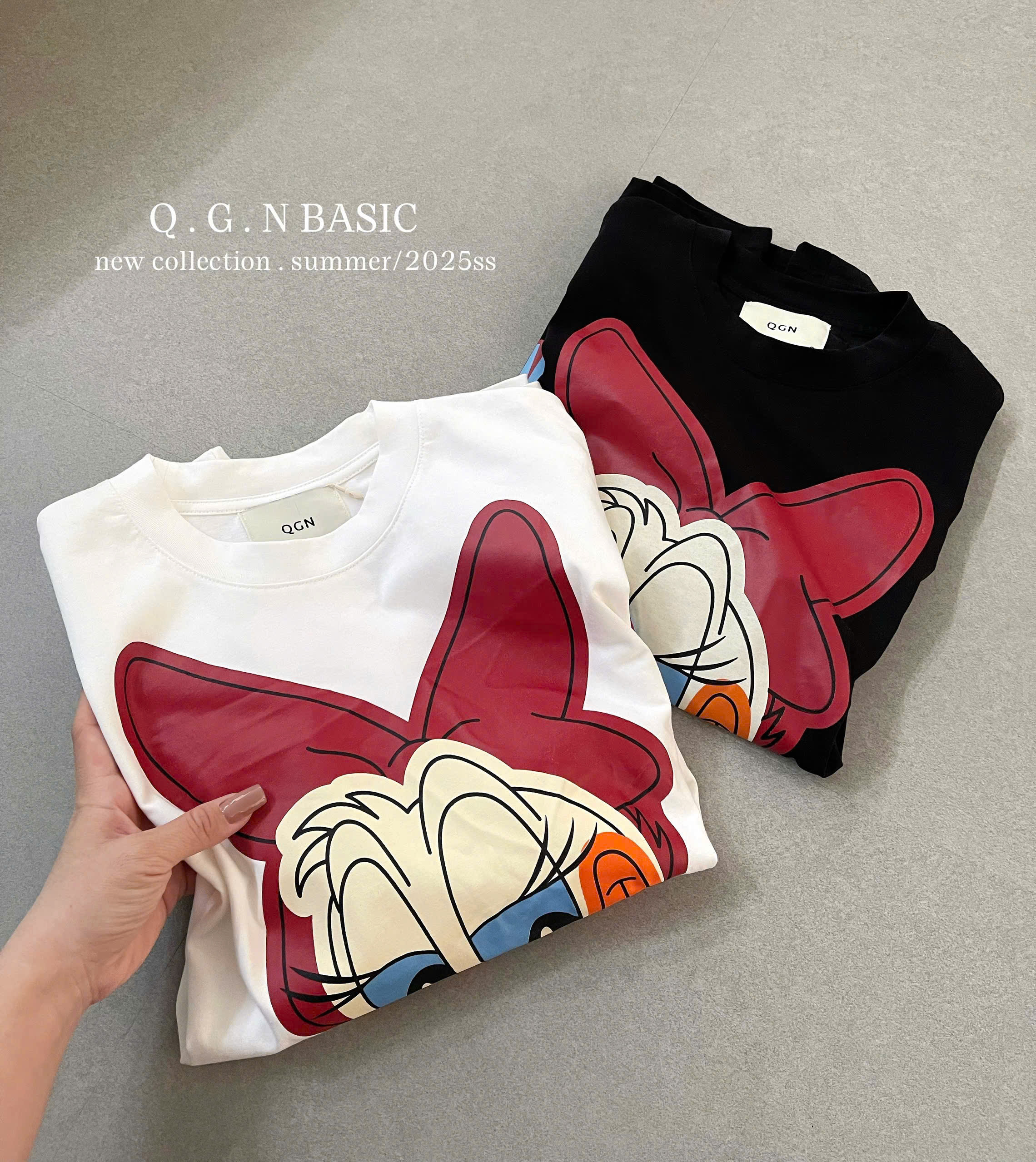 Áo thun cotton in vịt ( ĐEN )_thumbnail_4