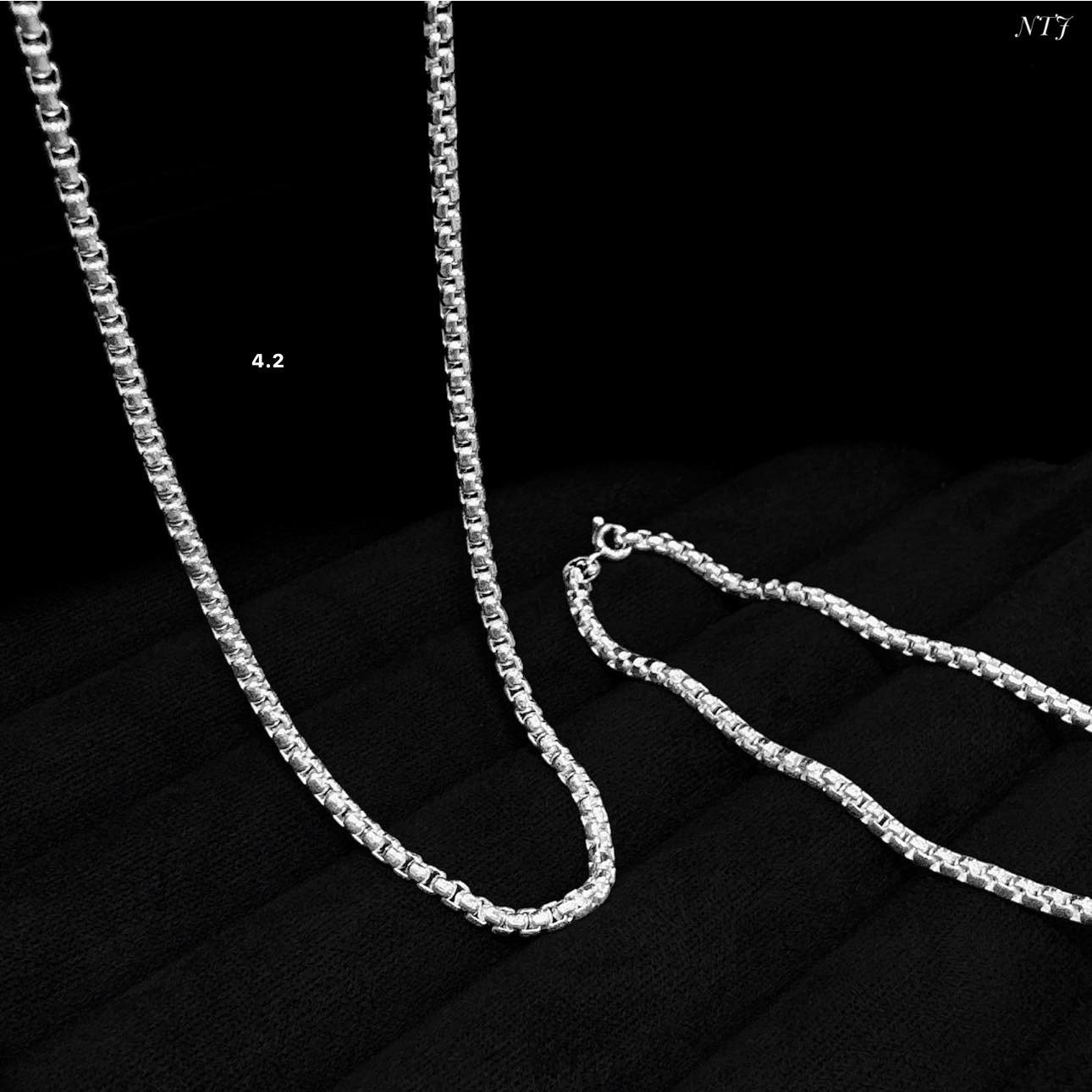 DN45 - Dây chuyền nam mì tròn dày dặn (4,2c - 55cm)