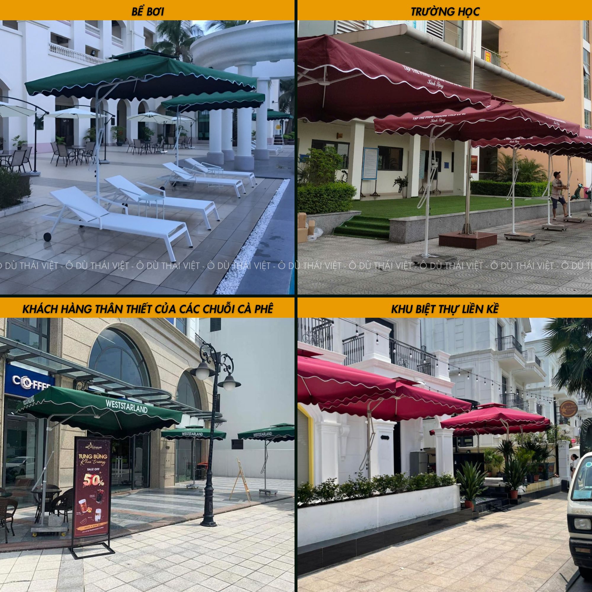 Ô dù lệch tâm sân vườn 2m5x2m5 – Hàng Thái Việt cao cấp, vải dù tráng PU, bảo hành uy tín_thumbnail_4