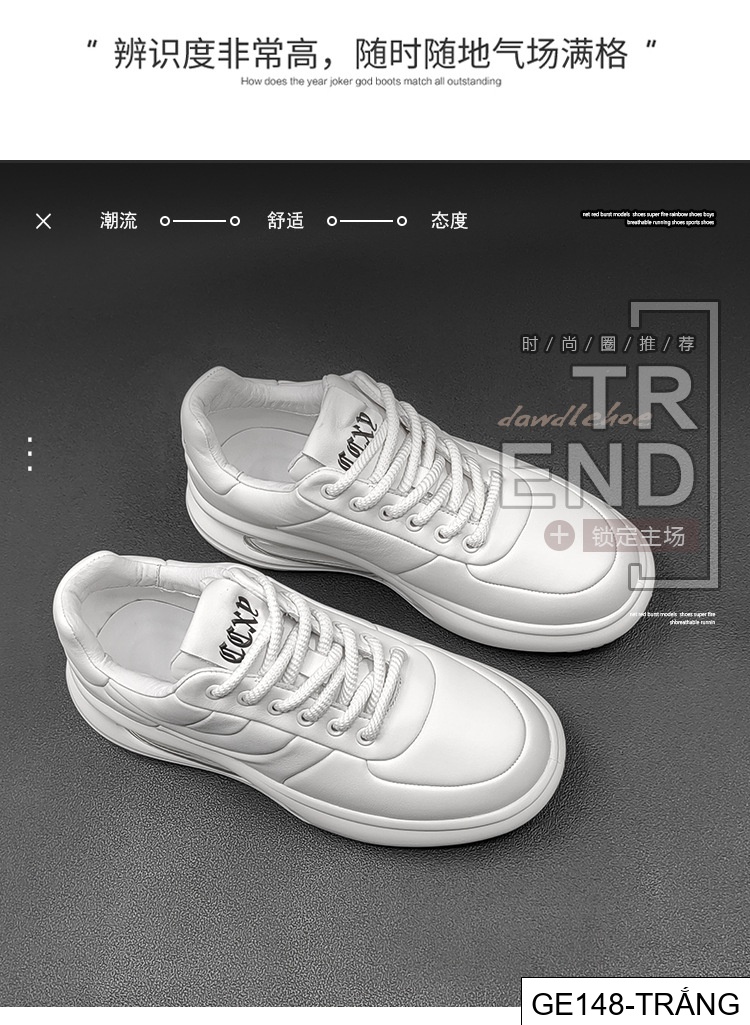 GE148 - Giày thể thao dễ phối mùa thu Da bò lớp đầu cho nam giày hợp thời trang nam giày nam ga Châu Âu Giày bánh mì thường ngày Thiểu Số da thật_thumbnail_7