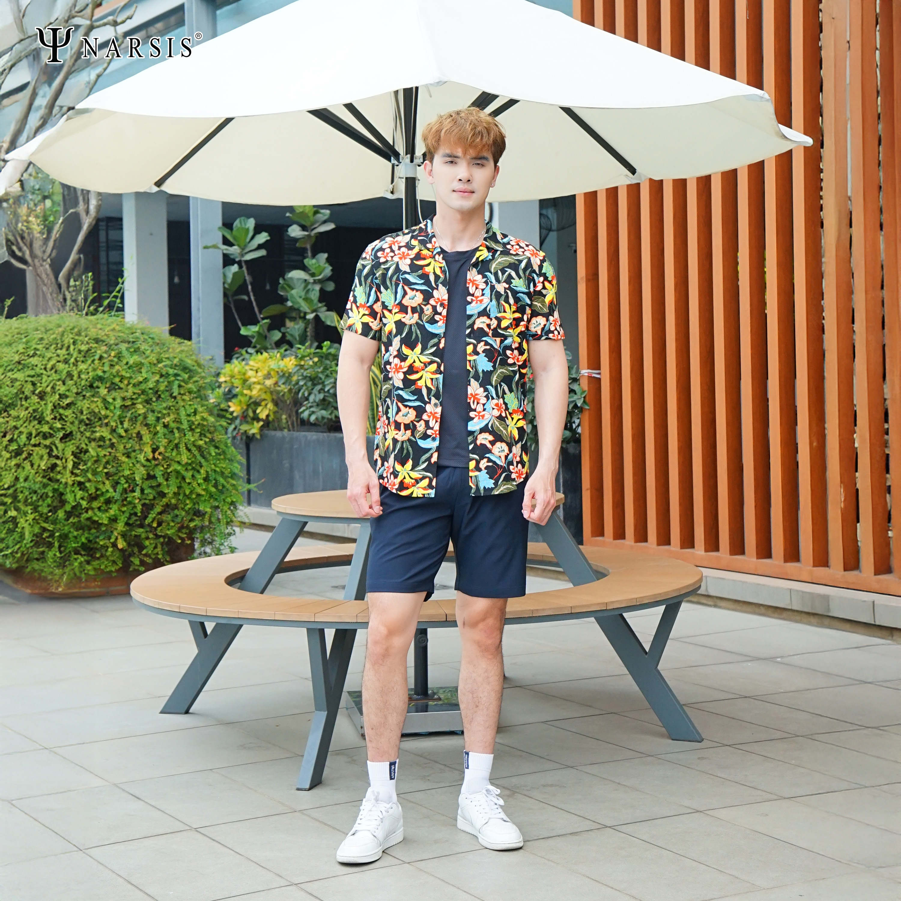 ÁO SƠ MI NAM D0007 NARSIS CHẤT LIỆU THOÁNG MÁT, DỄ CHỊU, THOẢI MÁI CẢ NGÀY, DỄ VẬN ĐỘNG