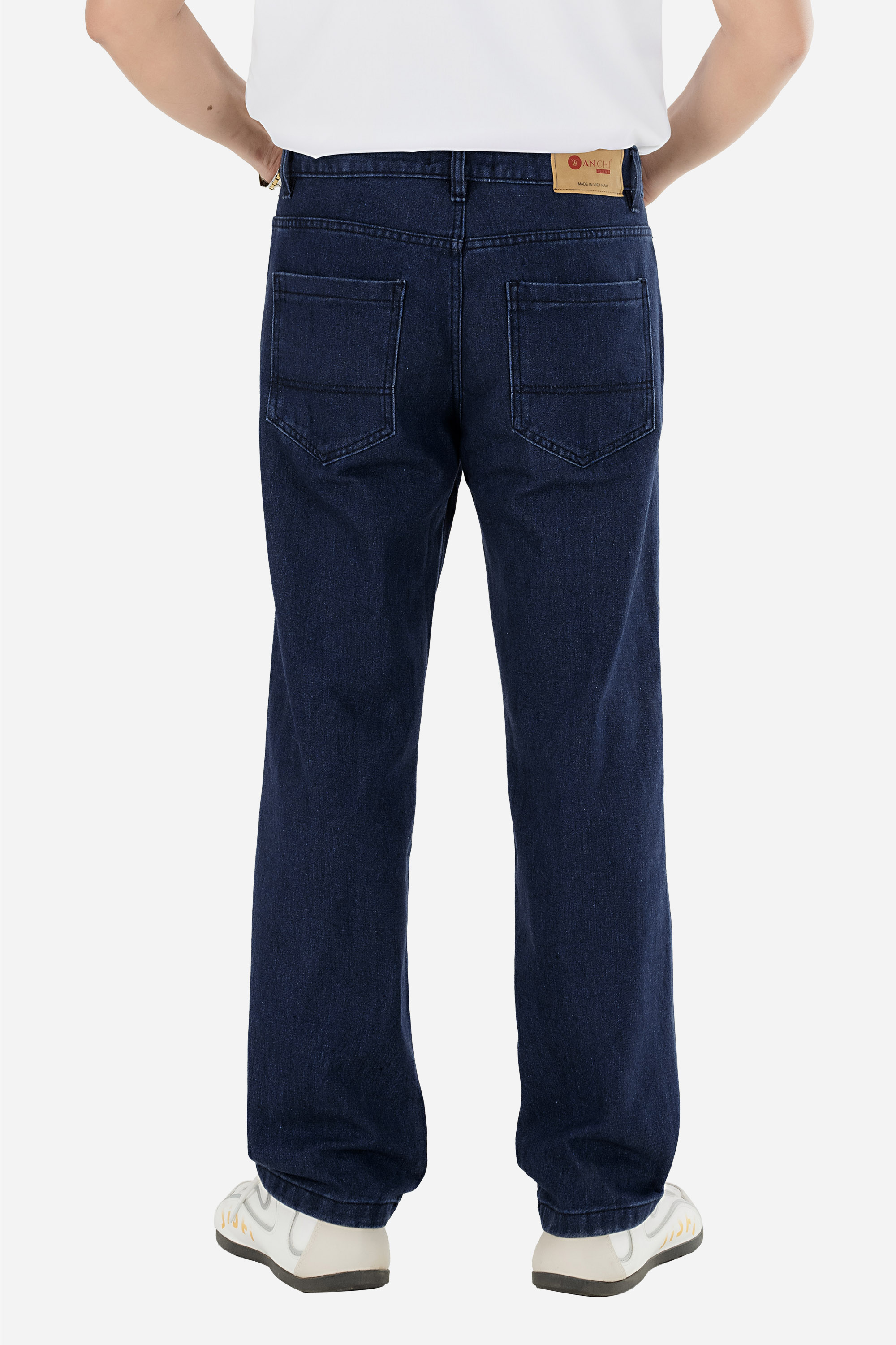 Quần Jeans 1 Li Nam Trung Niên ANCHI Chất Liệu Cafe Dáng Suông Túi Chéo Cao Cấp_thumbnail_21