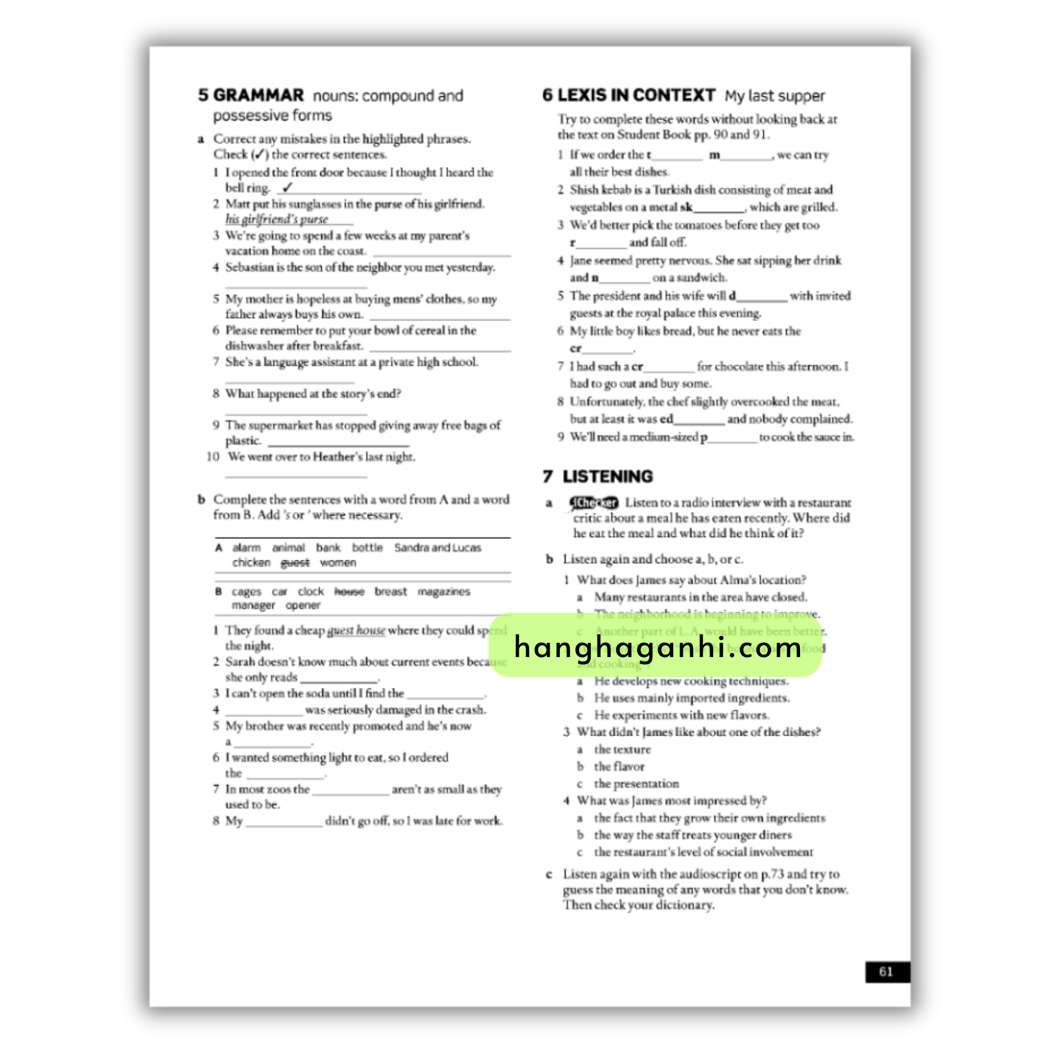 American English File 5 Workbook (Second Edition) _thumbnail_7