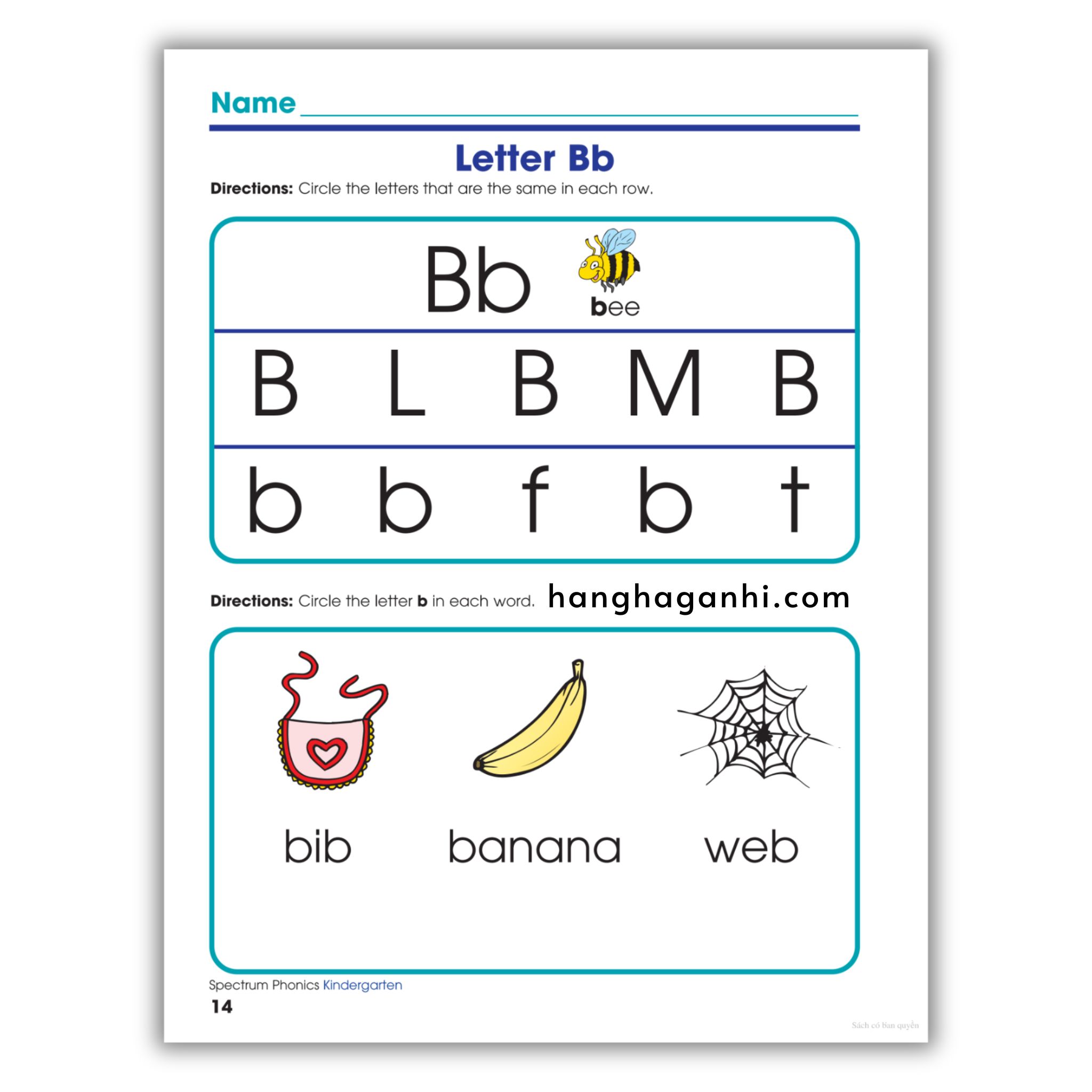 Sách Spectrum Phonics Workbook Grade K_thumbnail_8