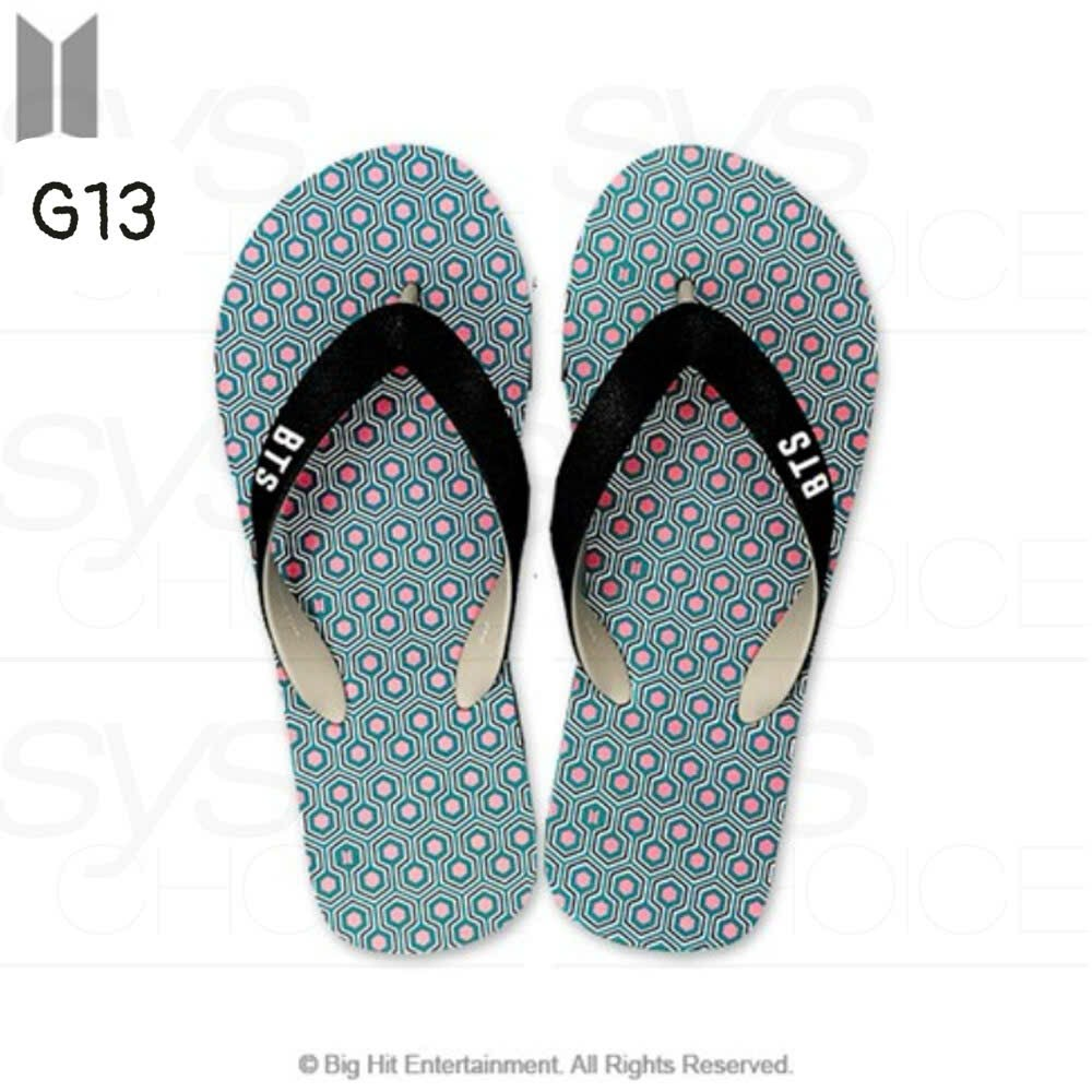 Dép Hàn Quốc B.T.S - IDOL004-BLUE