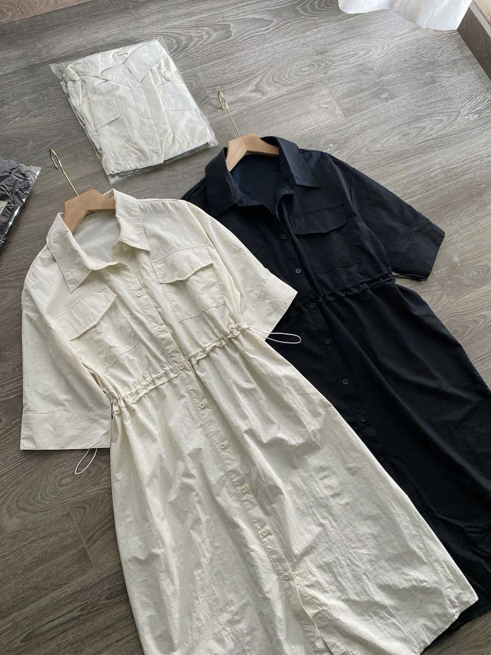 Đầm dài rút dây ( ĐEN )_thumbnail_4