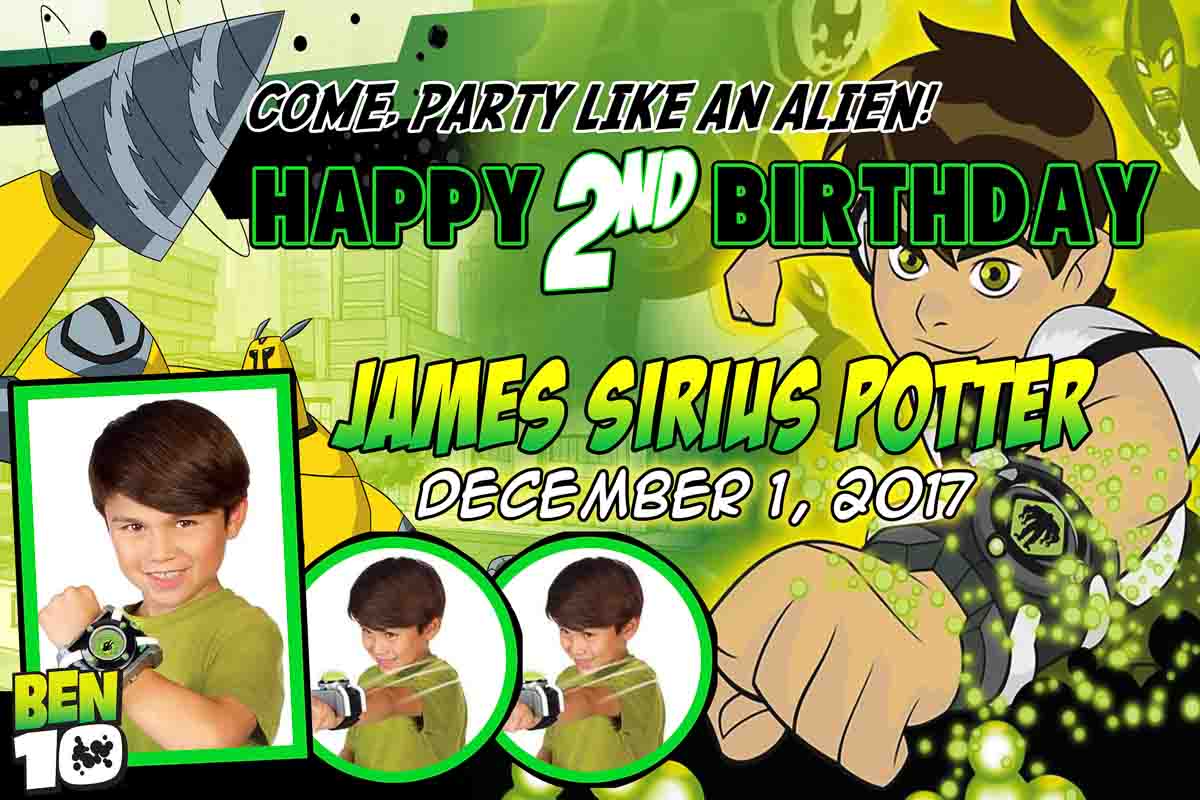 Ben 10 Theme Birthday Tarp_thumbnail_2