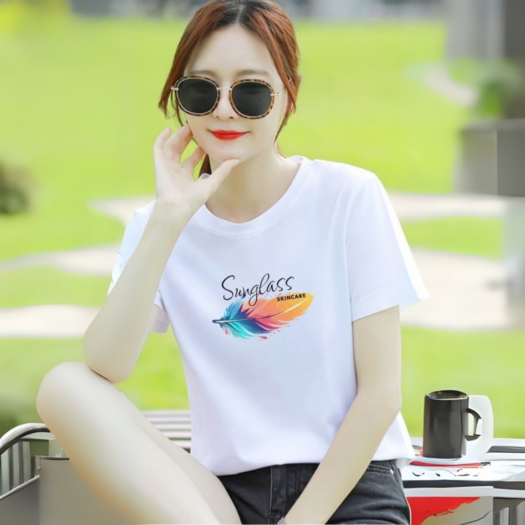 [Form Rộng] Áo thun nữ LOZA in hình thời trang nhiều mẫu chất thun cotton - Áo phông nữ LOZA LG0412