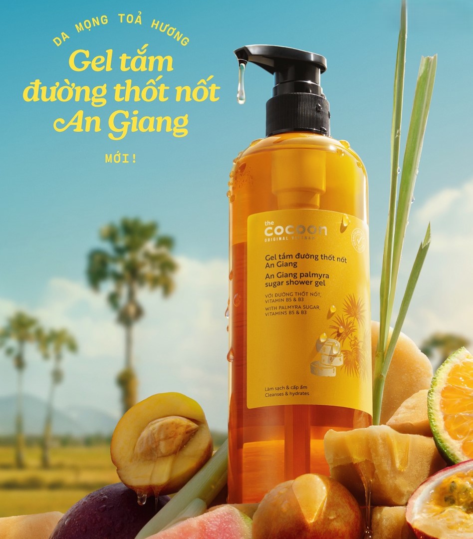 Gel Tắm Đường Thốt Nốt An Giang 500ml