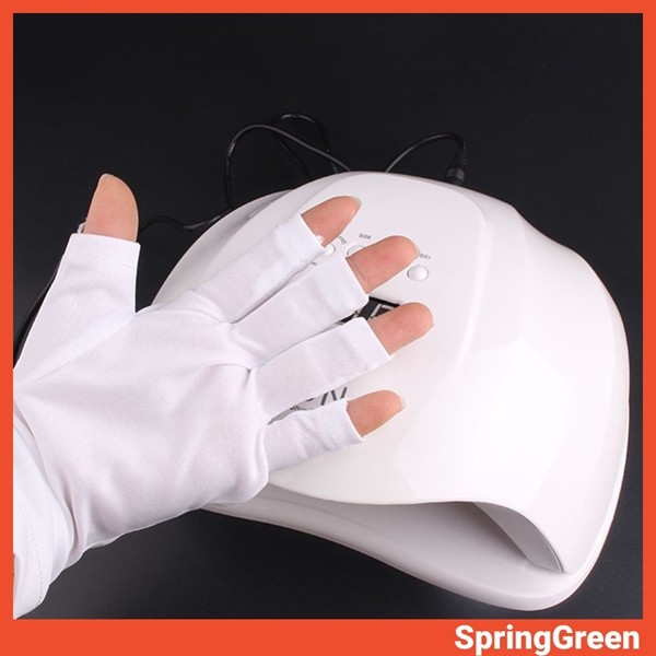 Găng tay chống tia UV - loại dày - màu trắng