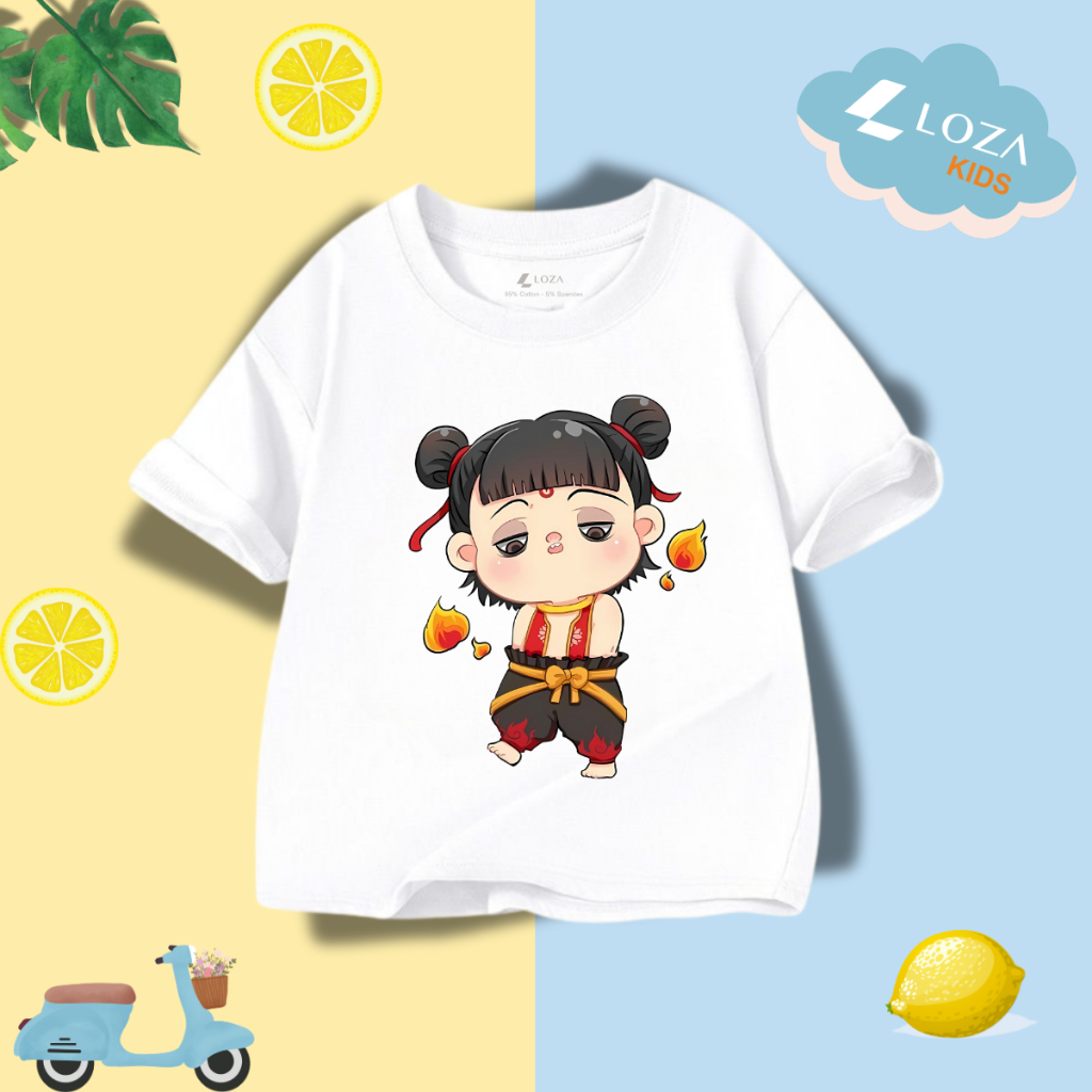 Áo thun cho bé trai, bé gái in hình Natra  - Loza Kids AT052_thumbnail_5