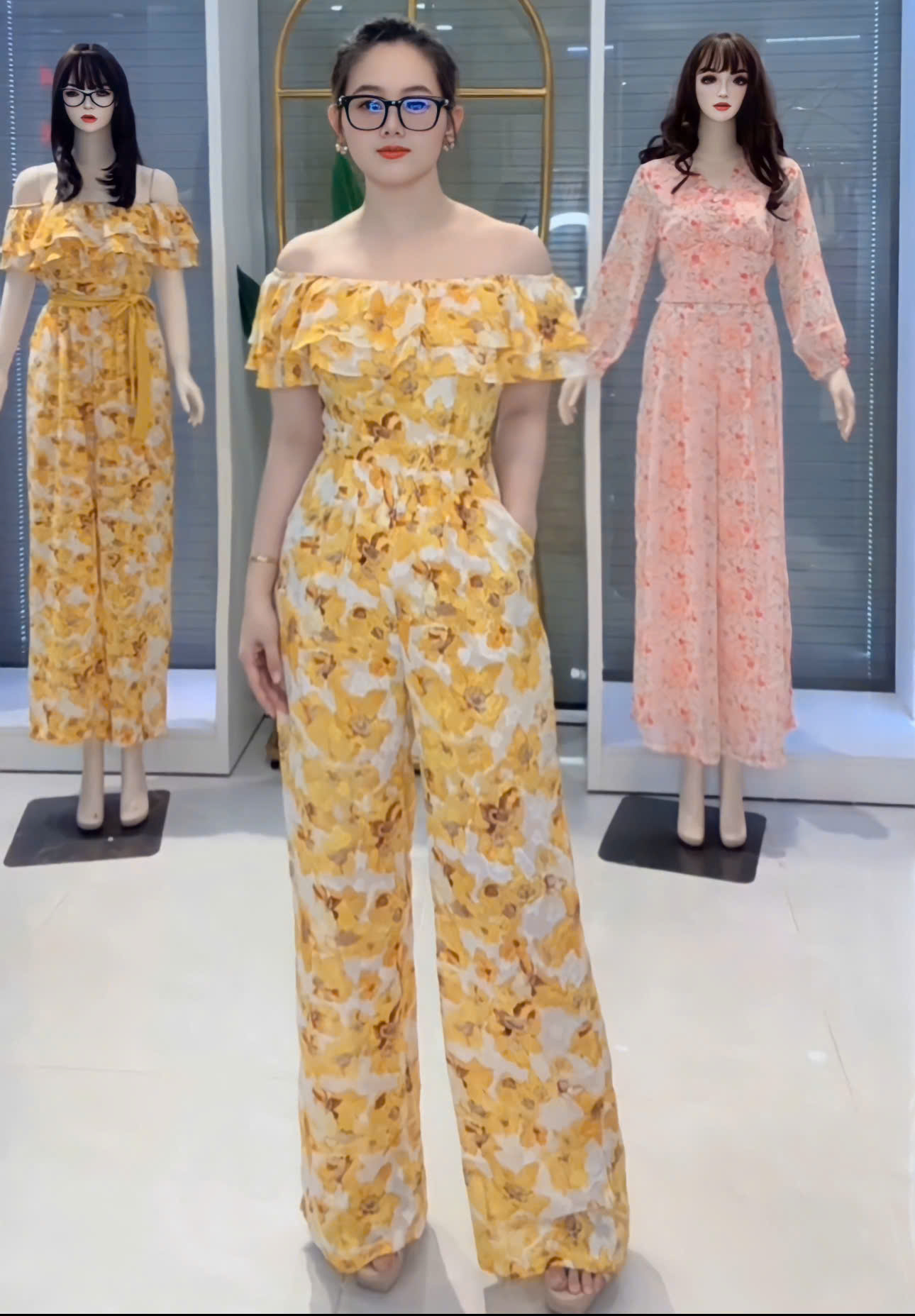 Jumpsuit ống rộng bèo ngực mặc 2 kiểu_thumbnail_23