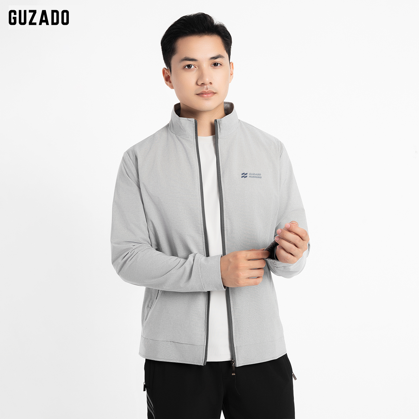 Áo Khoác Gió Nam GUZADO Bo Gấu Ống Tay Linh Hoạt, Chống Gió Tốt GAG04_thumbnail_8