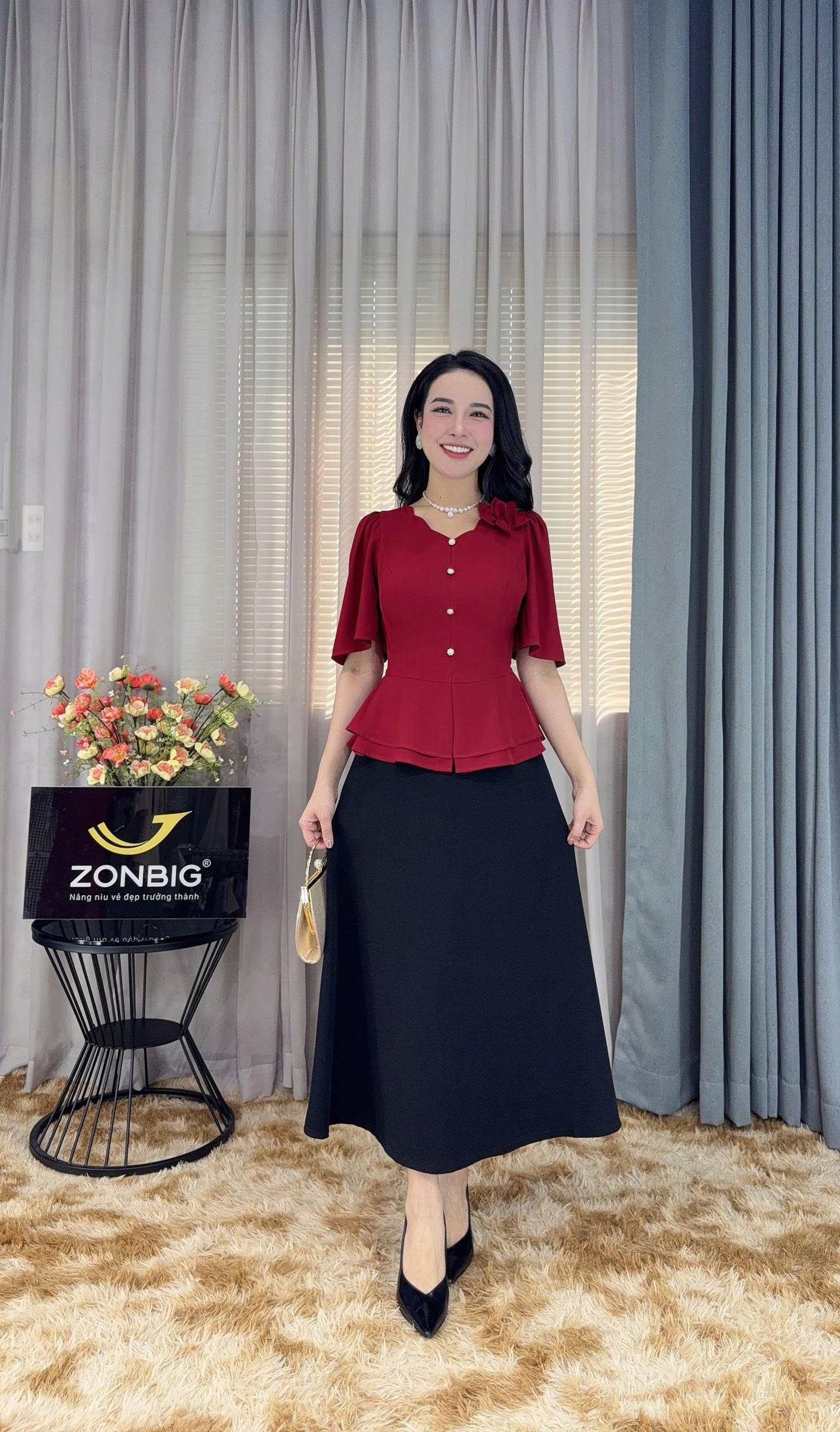 Áo kiểu - A2095 - Thương hiệu Zonbig