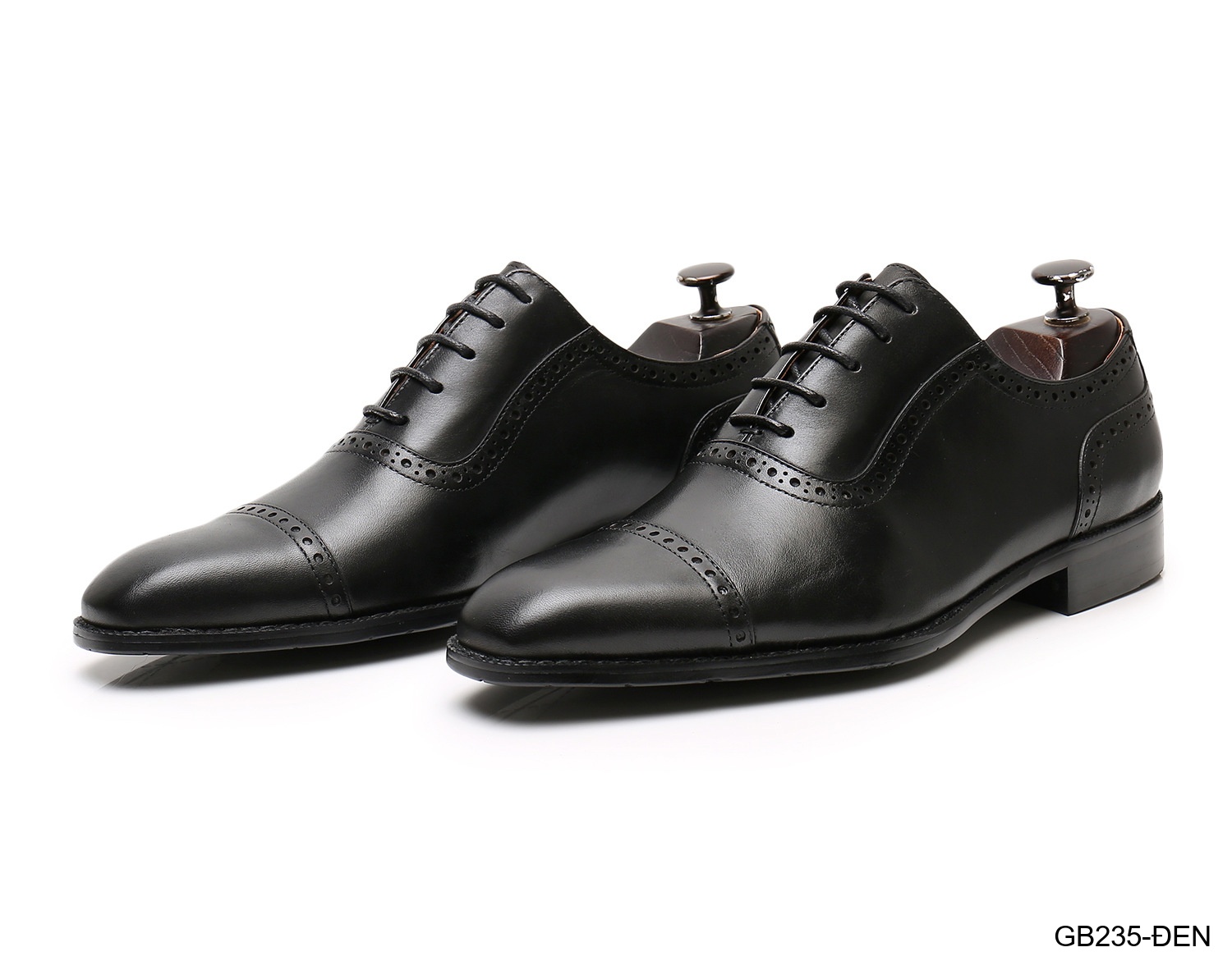 GB235 - Giày Oxford Nam Da Bò Phong Cách Anh Quốc, Thiết Kế Đục Lỗ Tinh Tế, Chống Trượt Thoáng Khí_thumbnail_6