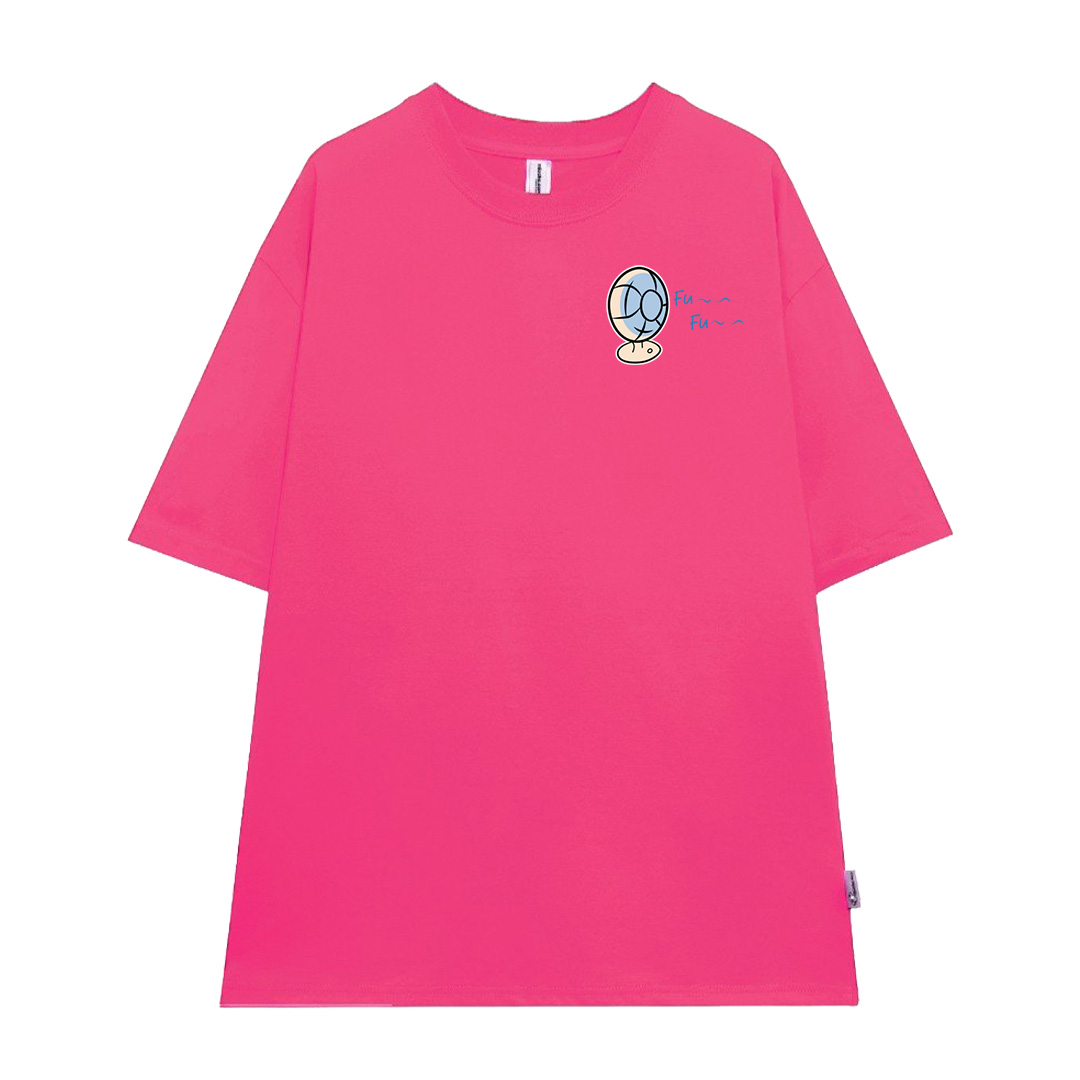 Áo thun cặp đôi couple from rộng ATD1378 Miucho vải cotton thoáng mát cổ tròn in mix_thumbnail_0