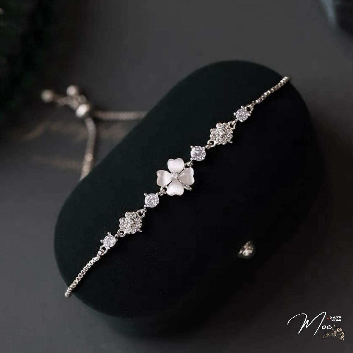 LT93 - Lắc tay cỏ 4 lá thạch anh dây rút_thumbnail_6