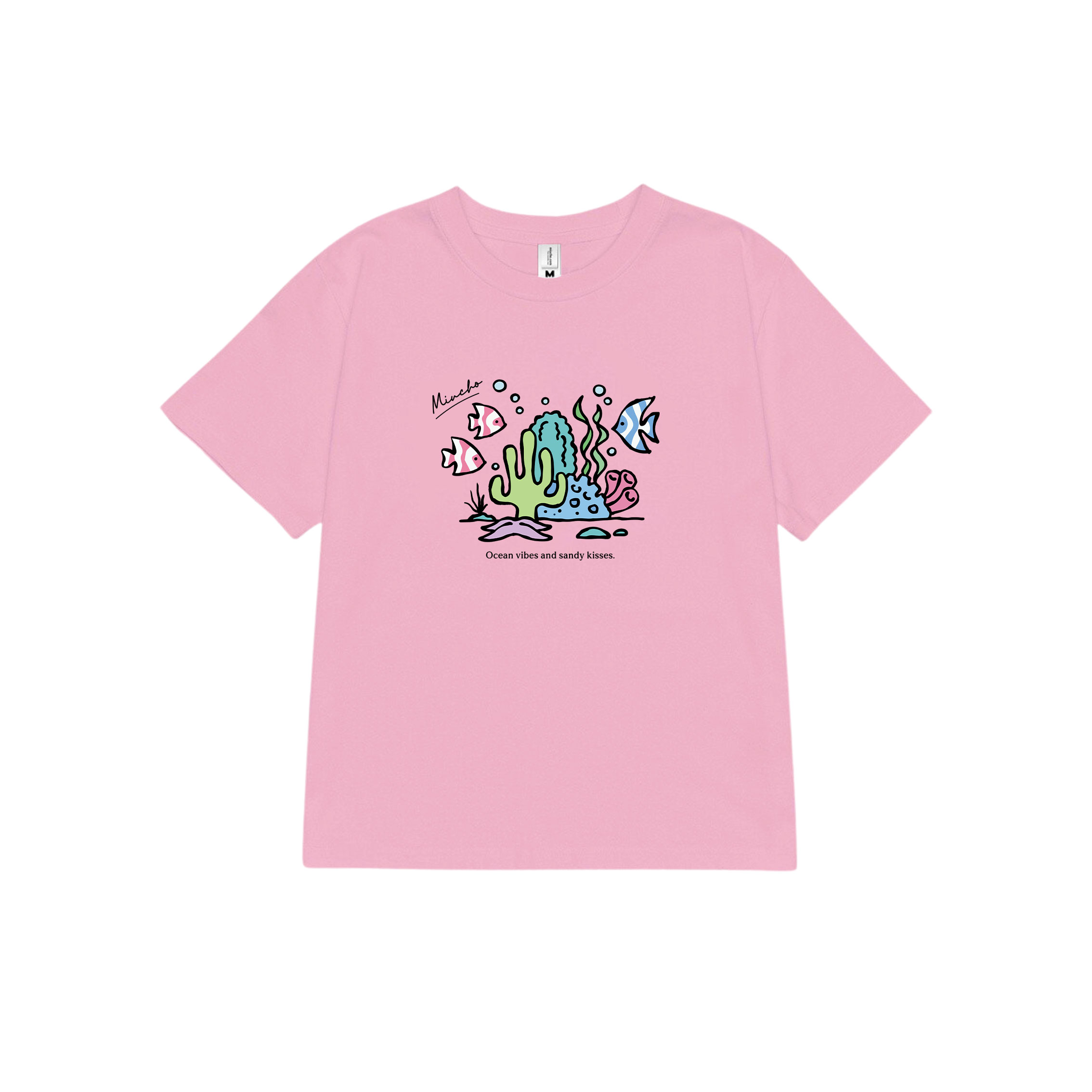 Áo thun baby tee form ôm xinh xắn mùa hè ABD1023 Miucho tay ngắn Cổ tròn hotrend in mix_thumbnail_6