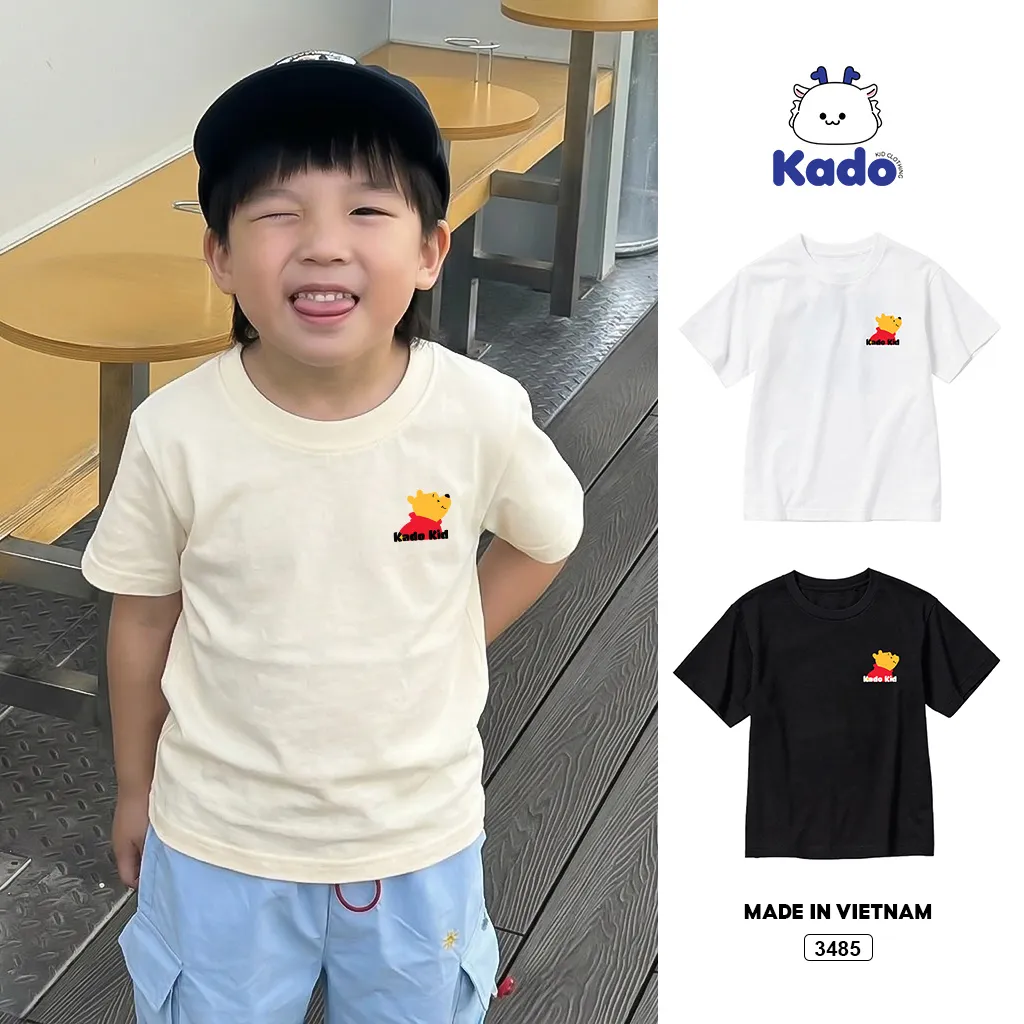 Áo thun kid form rộng hoạt hình Kado 3485