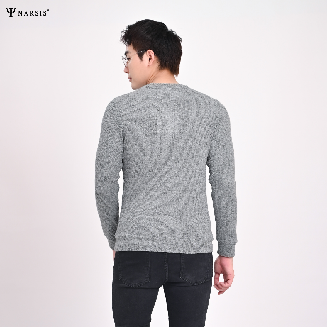 ÁO THU ĐÔNG NAM D0025 NARSIS VẢI LEN COTTON ẤM ÁP, THOÁNG MÁT, GIỮ ẤM TỐT, MỀM MẠI_thumbnail_3