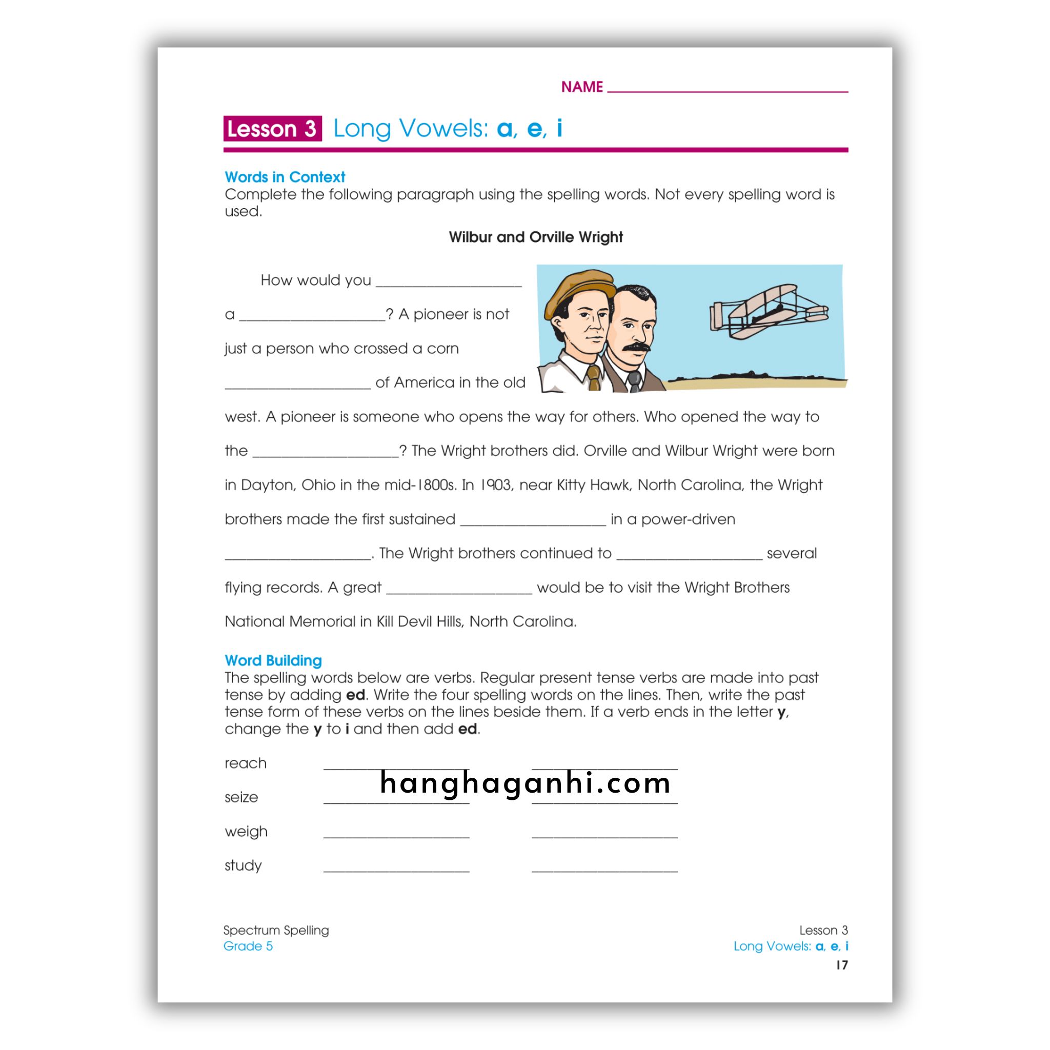 Sách Spectrum Spelling Workbook Grade 5_thumbnail_15