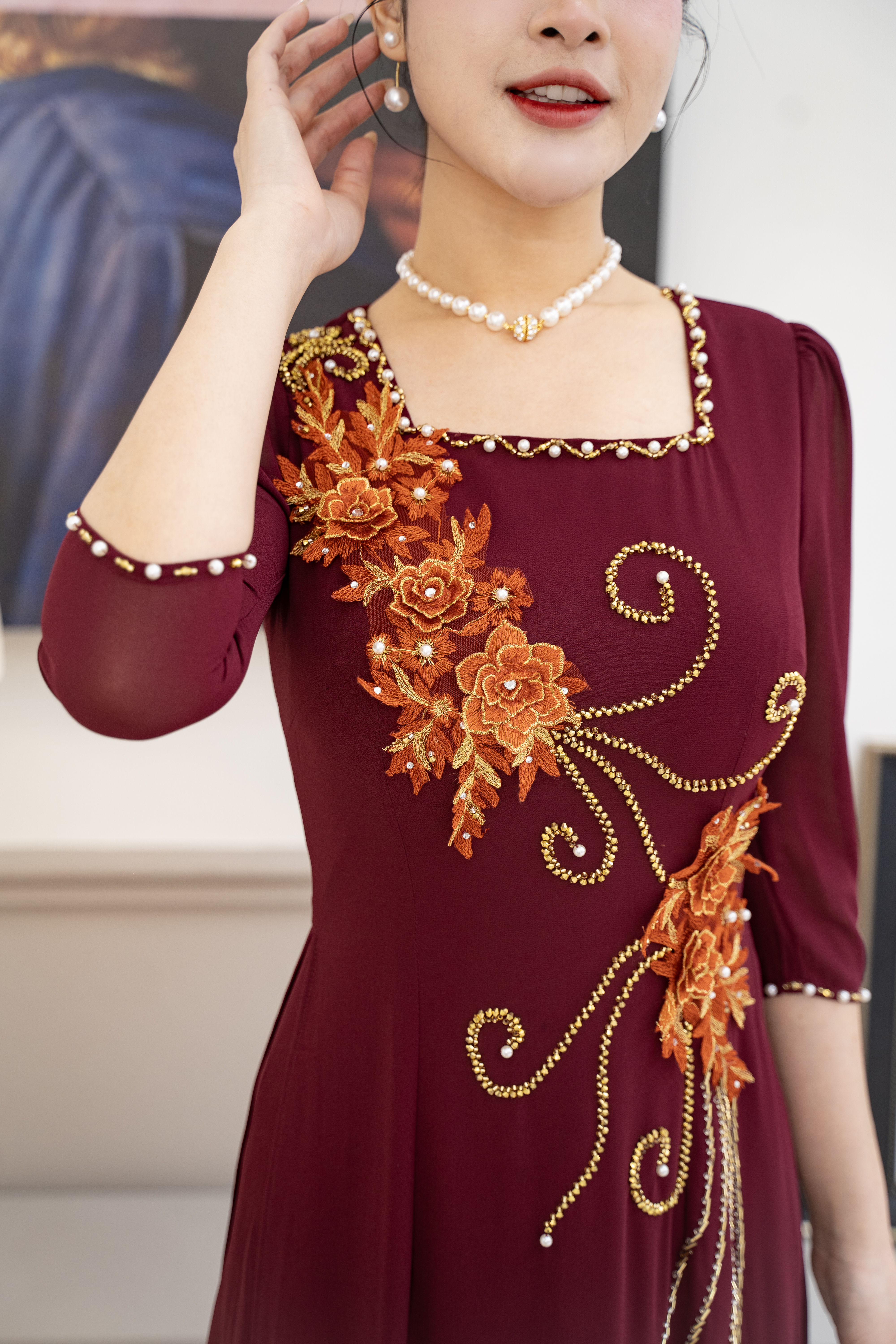 Đầm giả áo dài - Y1771 - Thương hiệu Zonbig_thumbnail_9