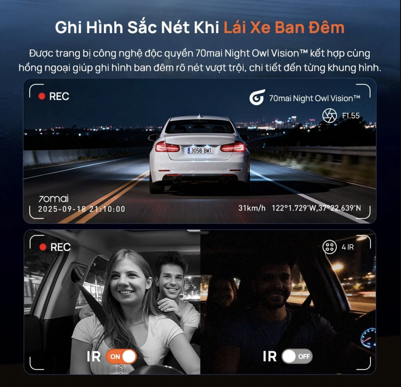 Camera Hành Trình 70mai T400 Ghi Hình3 Kênh Trước Sau Và Trong Xe_thumbnail_4
