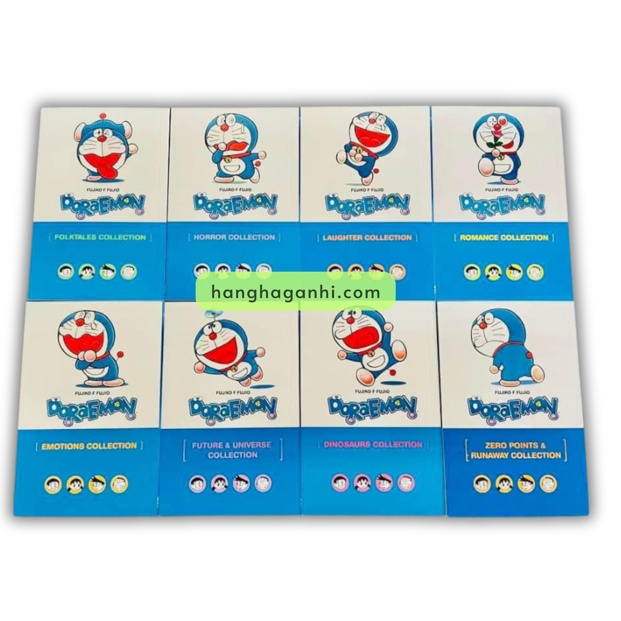 [TIẾNG ANH] - Truyện tranh Doraemon 8 cuốn cho bé, sách nhập khẩu nguyên seal