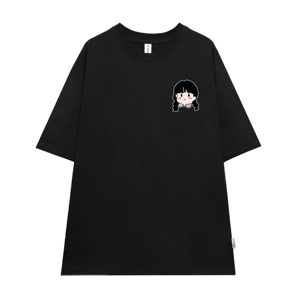 Áo thun cặp đôi cute form rộng unisex ATD1067 Miucho tay lỡ cổ tròn in artwork_thumbnail_17