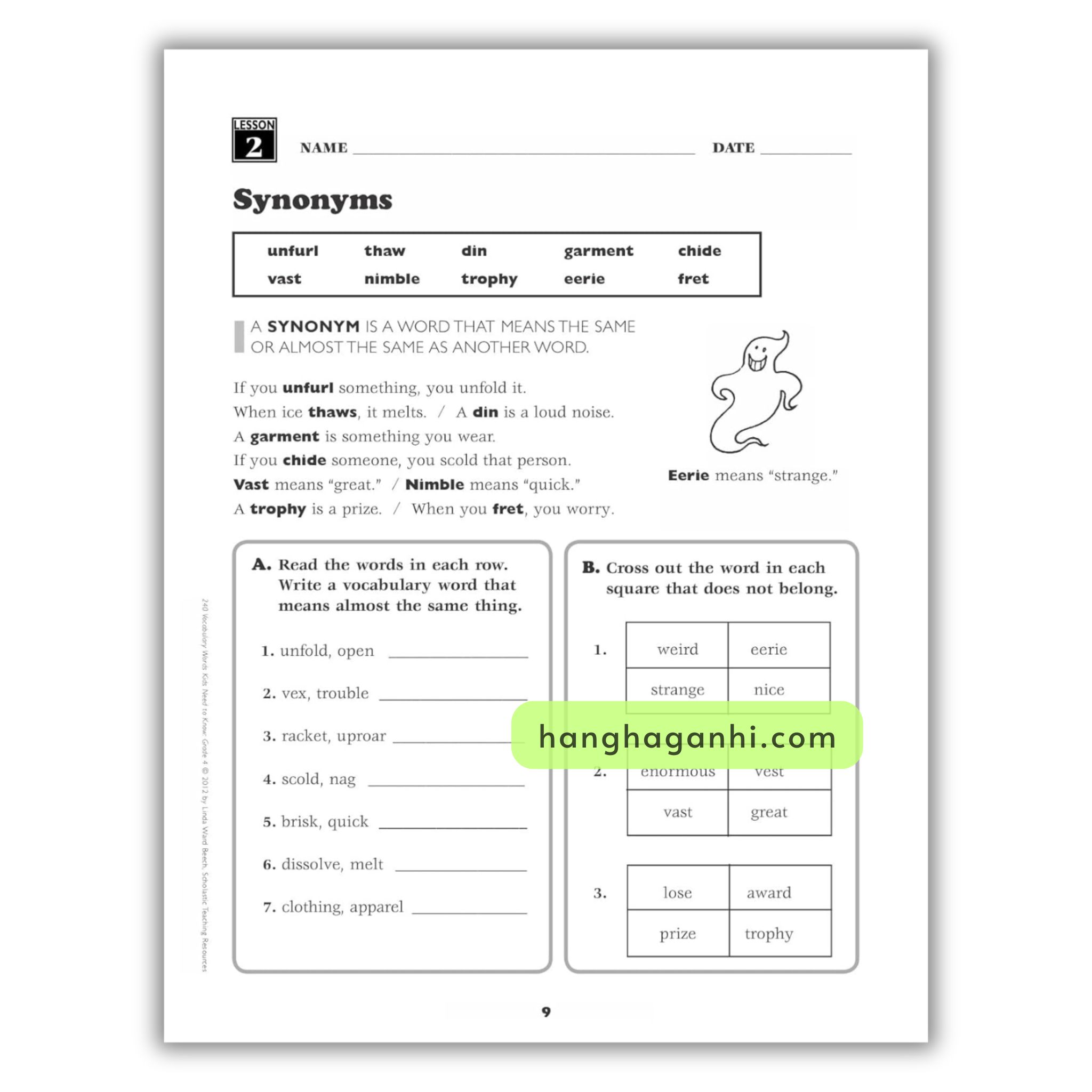 Sách 240 Vocabulary Words Kids Need To Know – Trọn bộ 6 cuốn_thumbnail_26