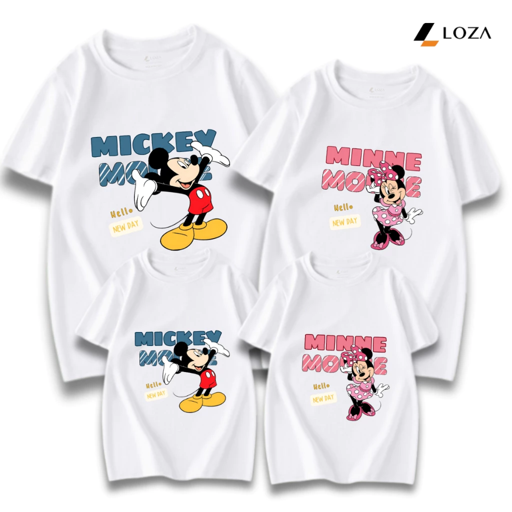 Áo phông gia đình in hình Mickey Mouse  - LOZA GĐ3166-3167_thumbnail_1