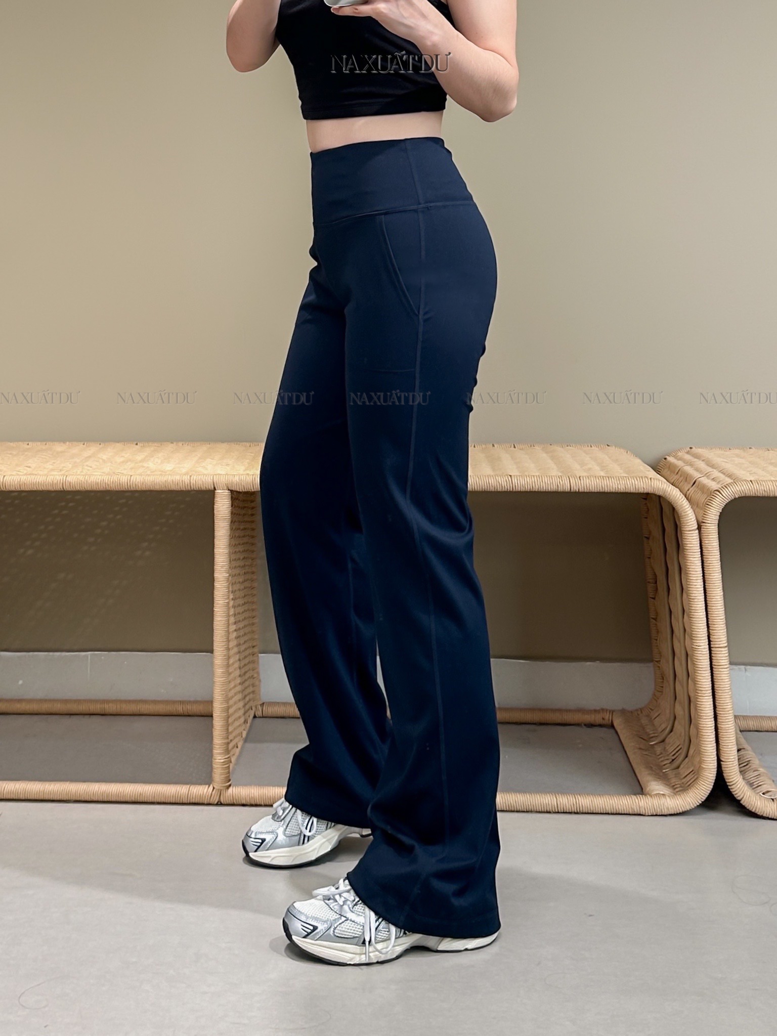 Quần dài legging loe nữ 