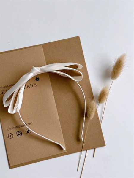 Flower Girl Headband (Không Voan)