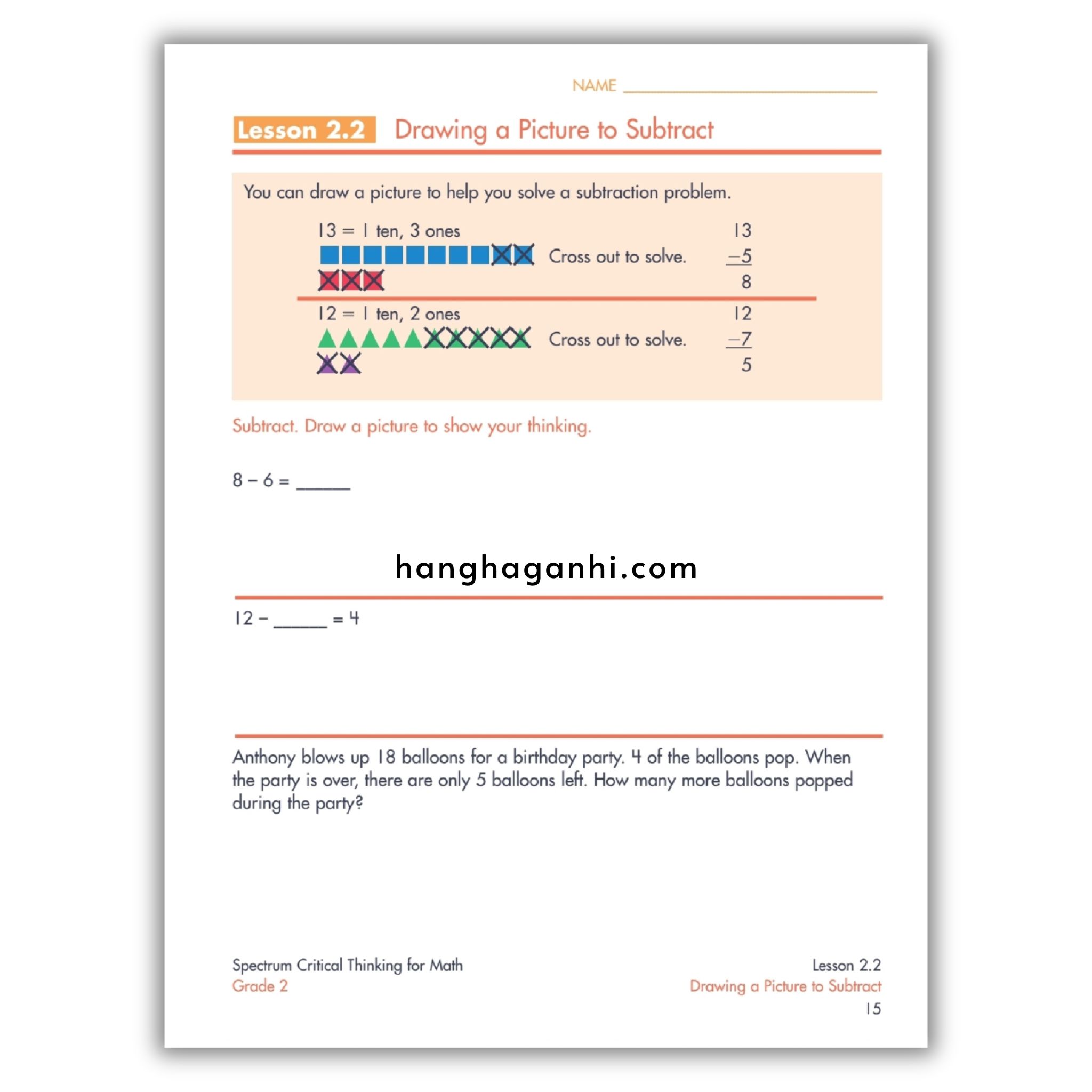 Sách Spectrum Critical Thinking for Math Workbook Grade 2_thumbnail_19