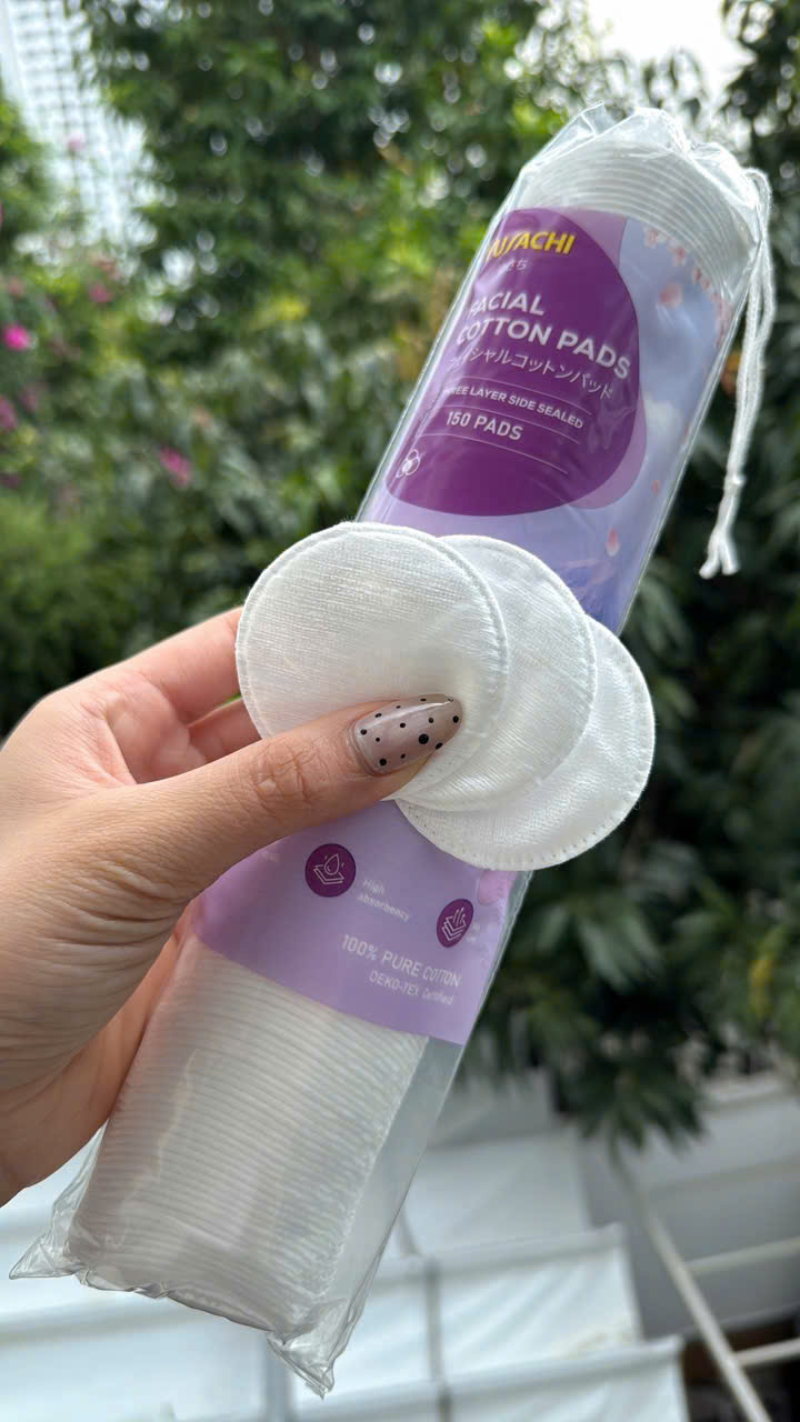 Set 3 Bông Tẩy Trang Yusachi Suzuran Nhật Bản_thumbnail_5