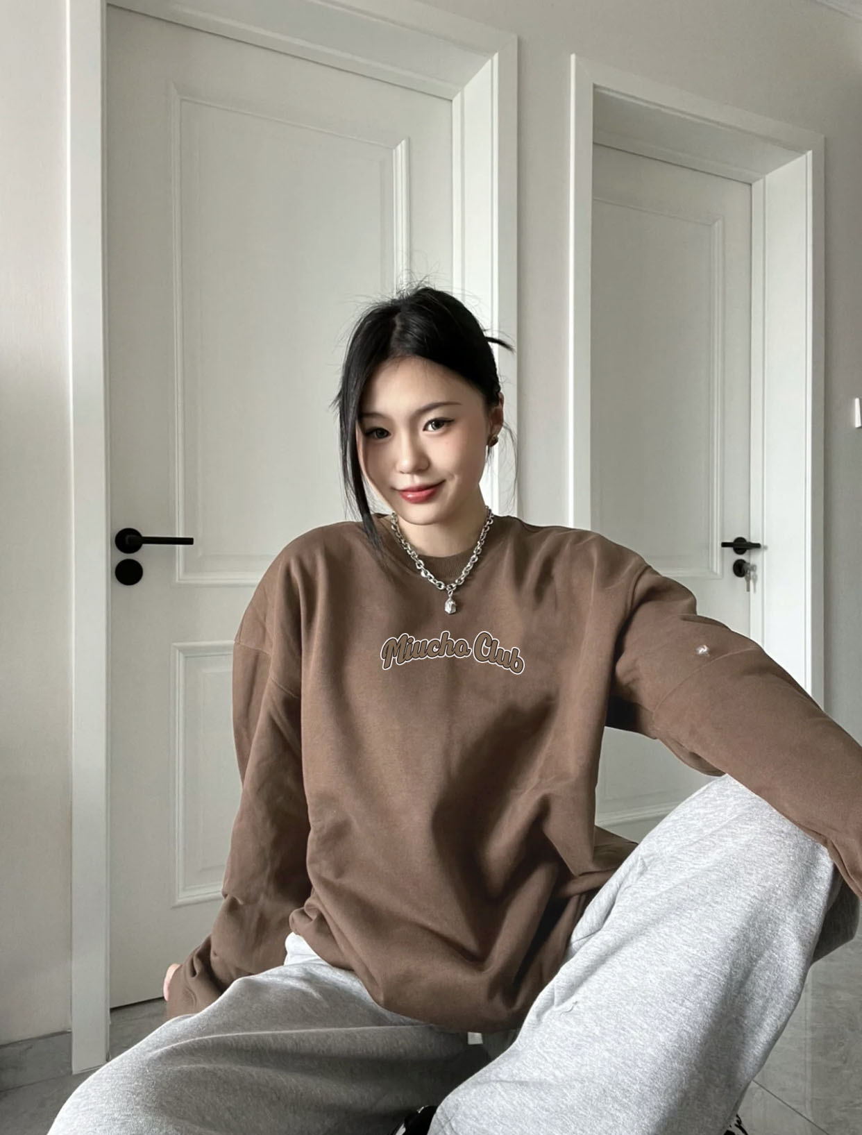 Áo sweater nam unisex form rộng ST040 Miucho vải chân cua in graphic_thumbnail_4