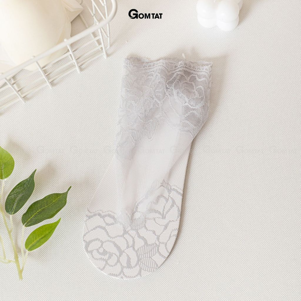 Vớ ren nữ cổ ngắn họa tiết A070_thumbnail_2