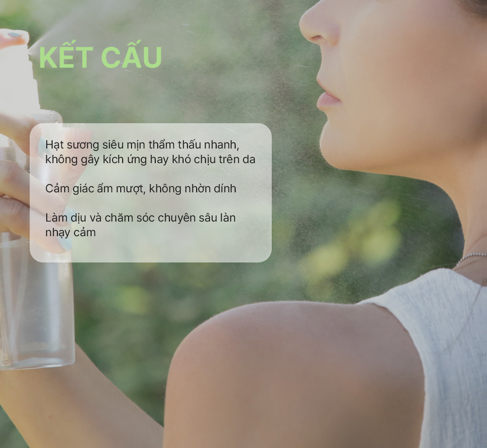 Xịt dưỡng cấp ẩm, làm dịu, dưỡng sáng, chống lão hóa elravie HyCicaMue Green Mist 100ml_thumbnail_4