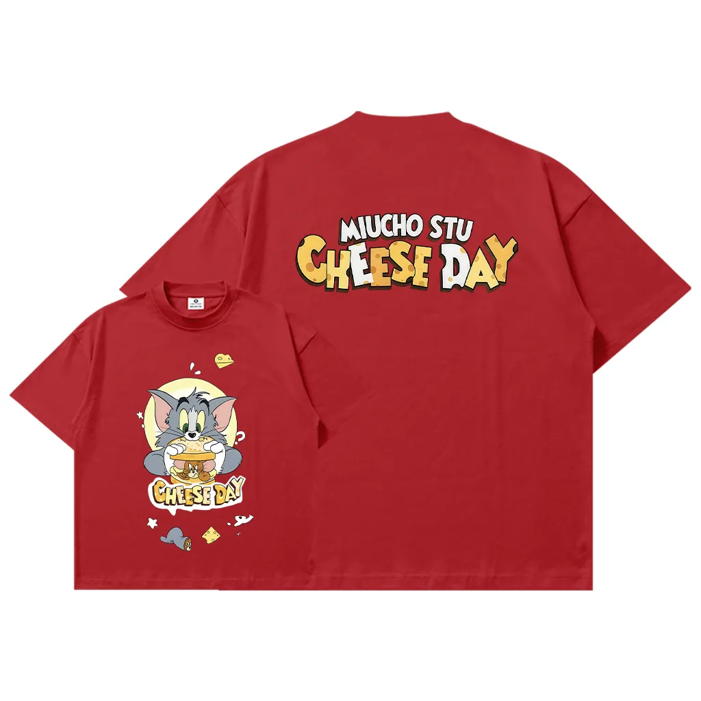 Áo thun boxy hoạt hình Tom & Jerry Miucho 3314_thumbnail_13