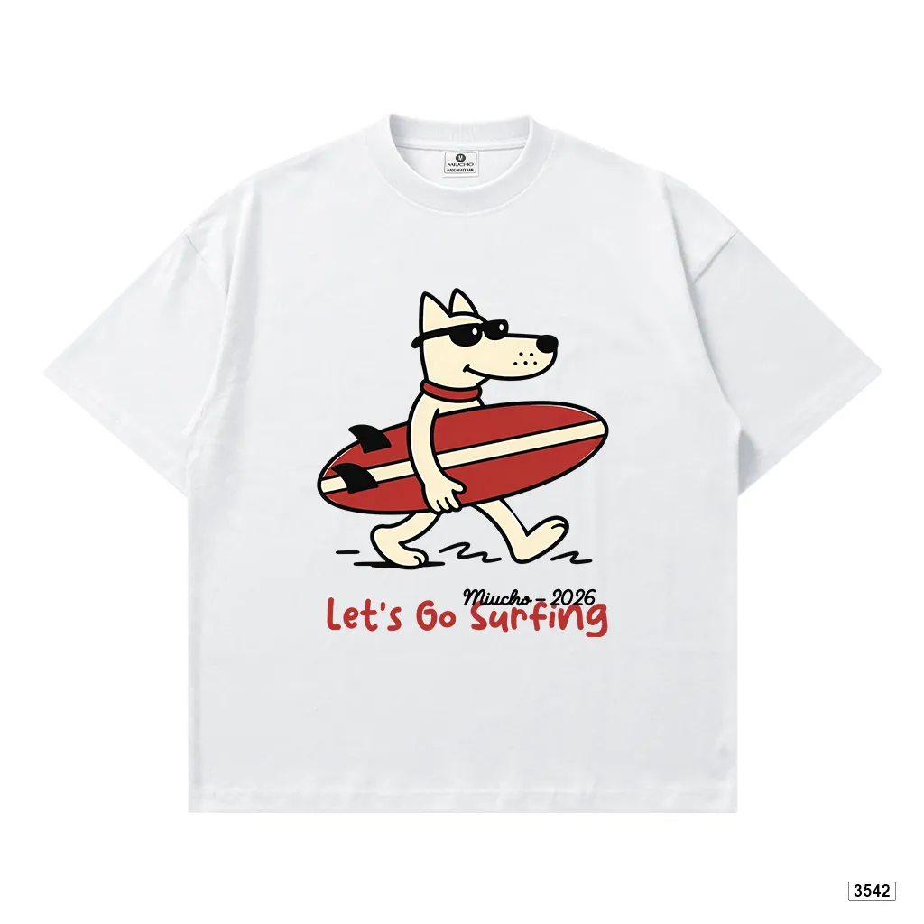 Áo thun boxy phong cách streetwear summer Miucho 3542_thumbnail_0