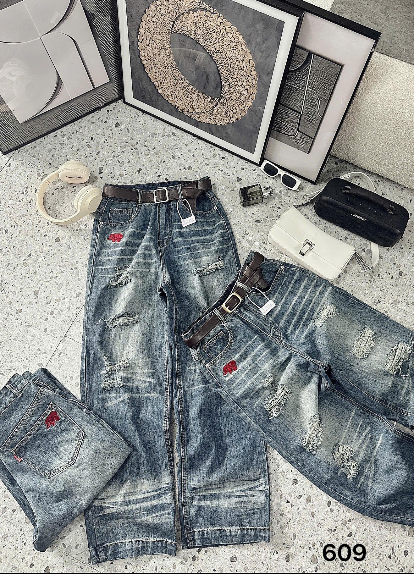 BIGSIZE NỮ-Quần suông thêu voi đỏ T-QJ609_thumbnail_3