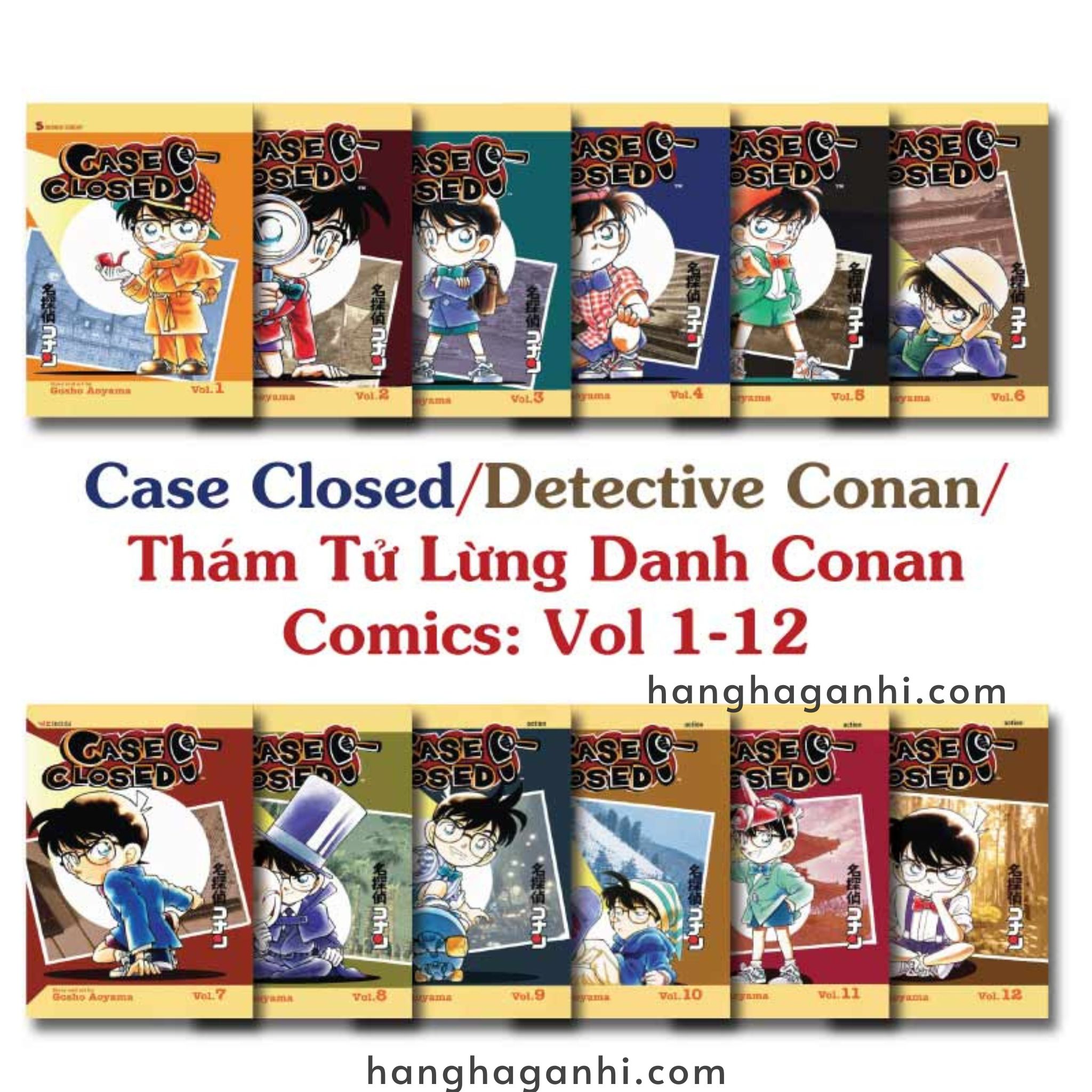 [TIẾNG ANH] - Truyện Tranh Thám Tử Lừng Danh Conan Phần 1 ( Vol 1-12)