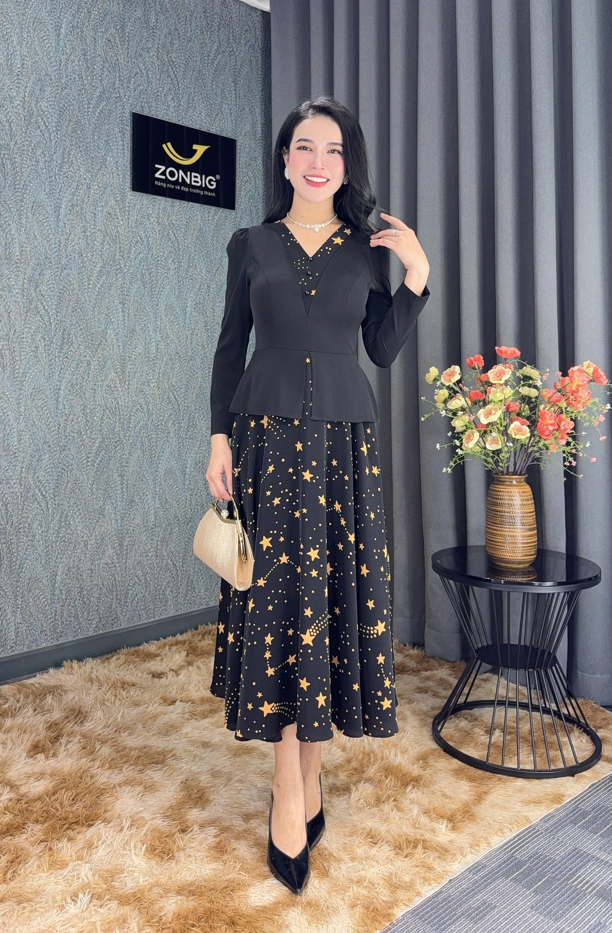 Đầm xòe - Y2114 - Thương hiệu ZONBIG