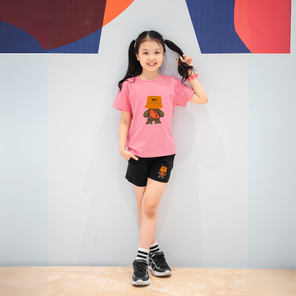 Bộ đồ bé gái in hình nhiều mẫu- Loza Kids BD003