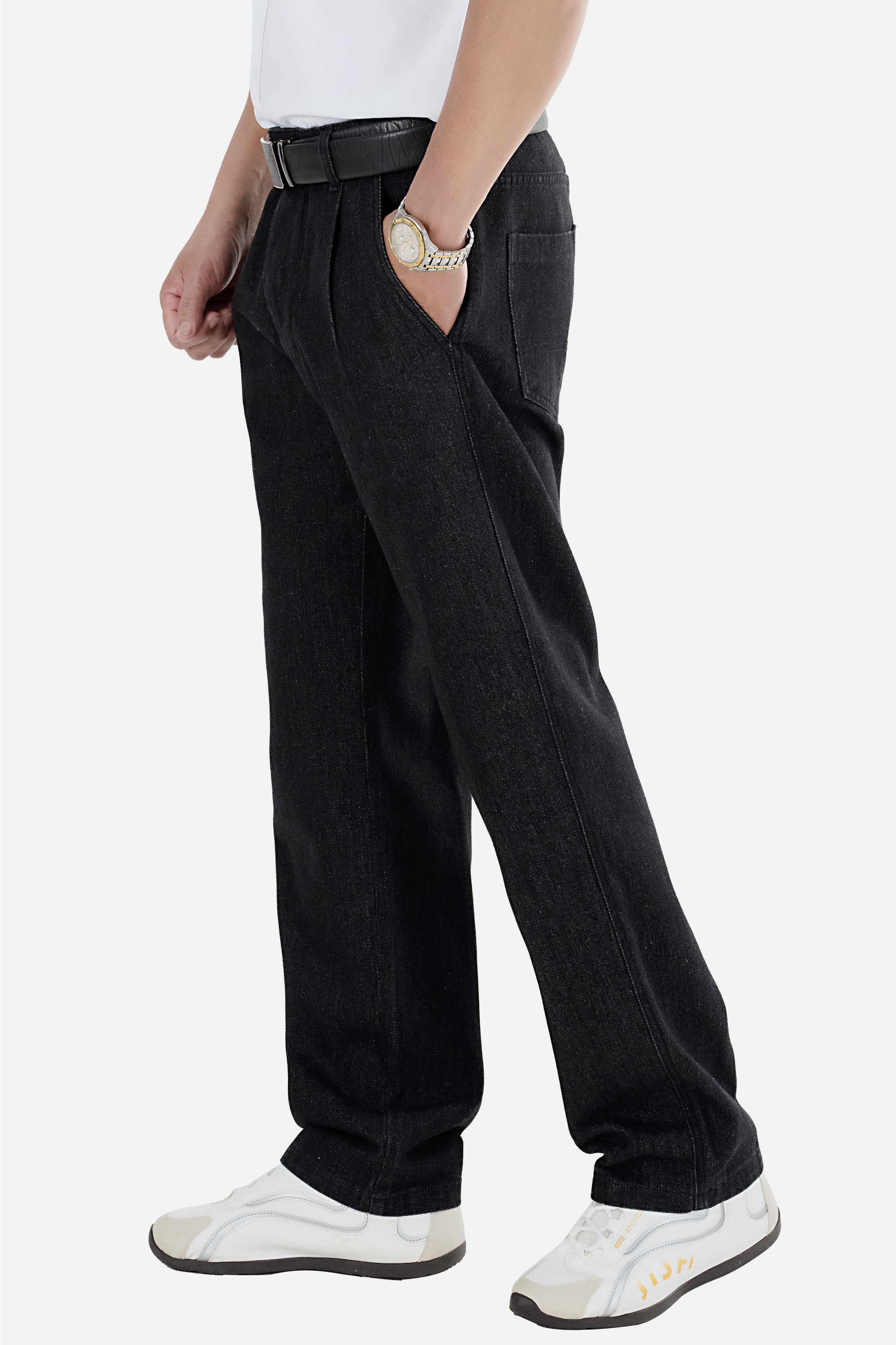 Quần Jeans 1 Li Nam Trung Niên ANCHI Chất Liệu Cafe Dáng Suông Túi Chéo Cao Cấp Màu Xanh Đậm_thumbnail_17