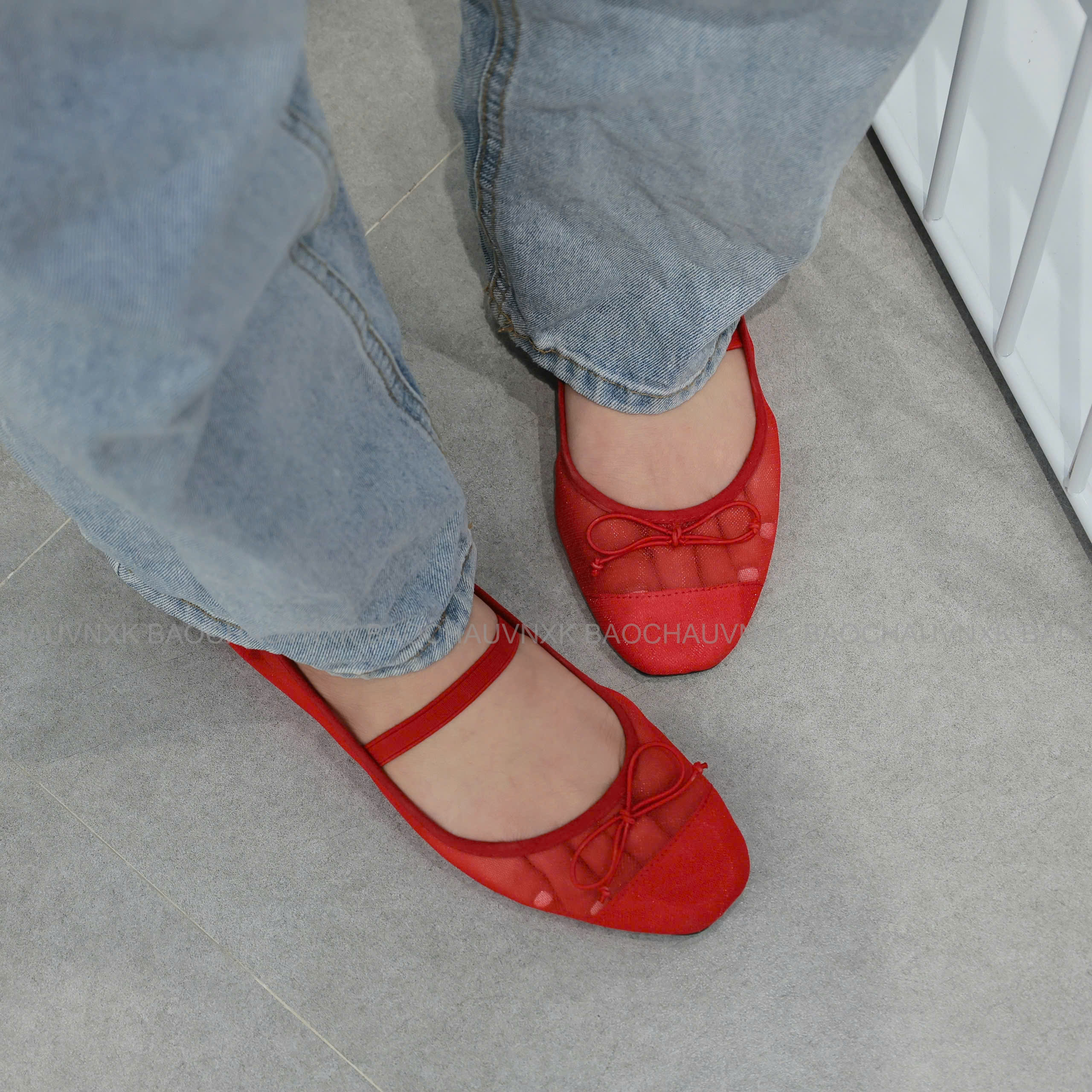 SALE G18 GIÀY BÚP BÊ ĐỎ_thumbnail_3