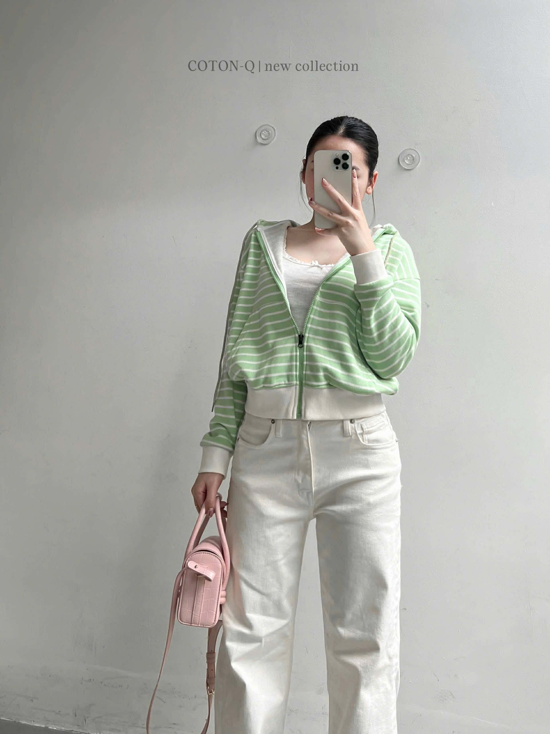 Áo khoác phối màu sọc ( XANH )_thumbnail_7